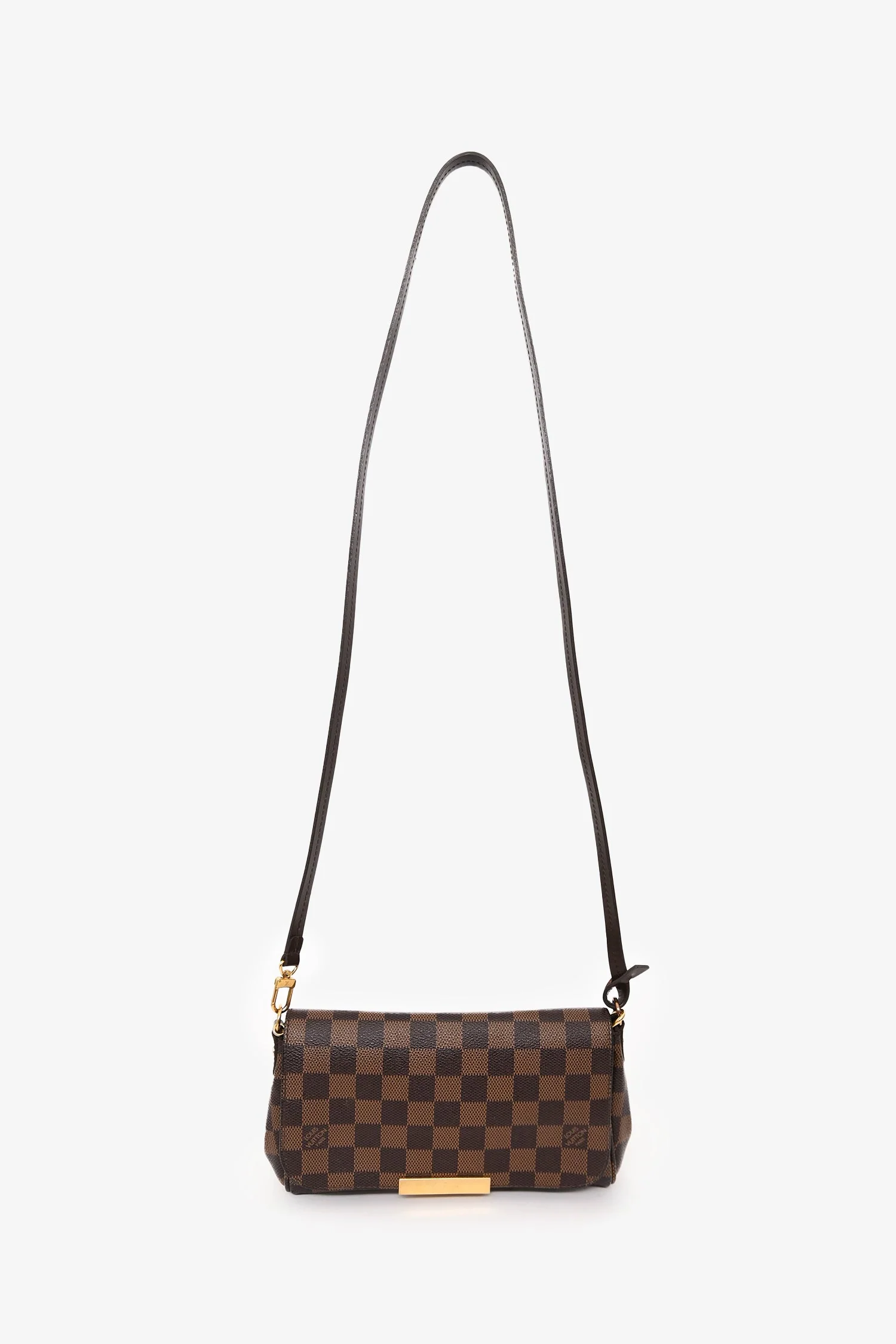 Louis Vuitton 2014 Damier Ebene Eva Pochette With Strap - Image 7
