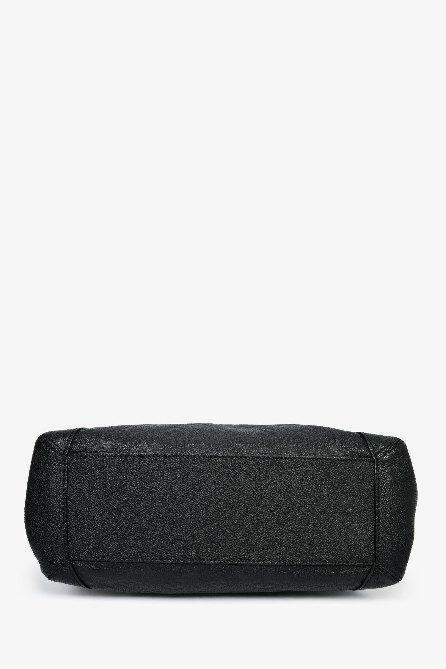 Louis Vuitton 2015 Black Monogram Empreinte Leather Bagatelle Shoulder Bag With Strap - Image 5