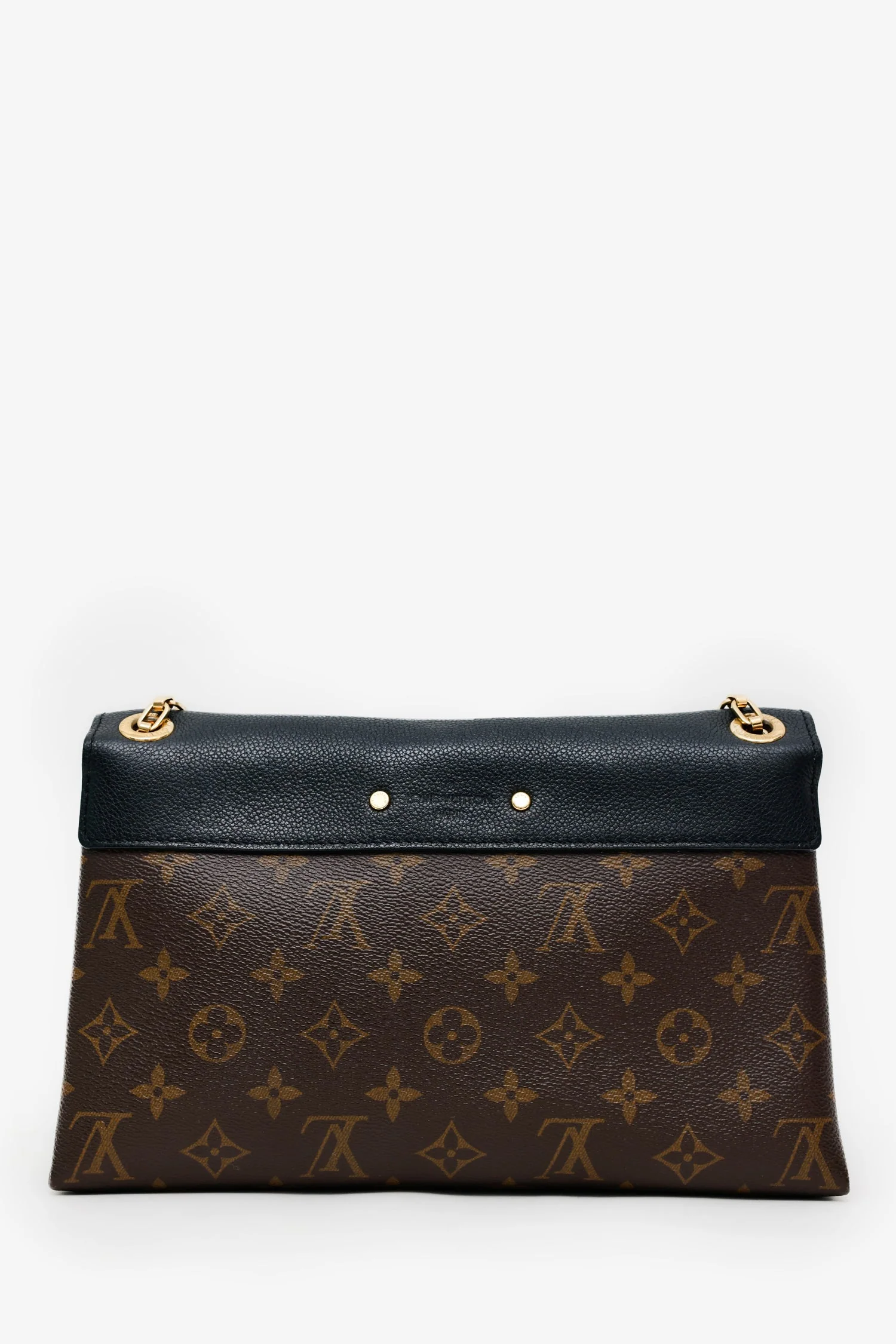 Louis Vuitton 2016 Black Monogram Pallas Chain Bag - Image 2