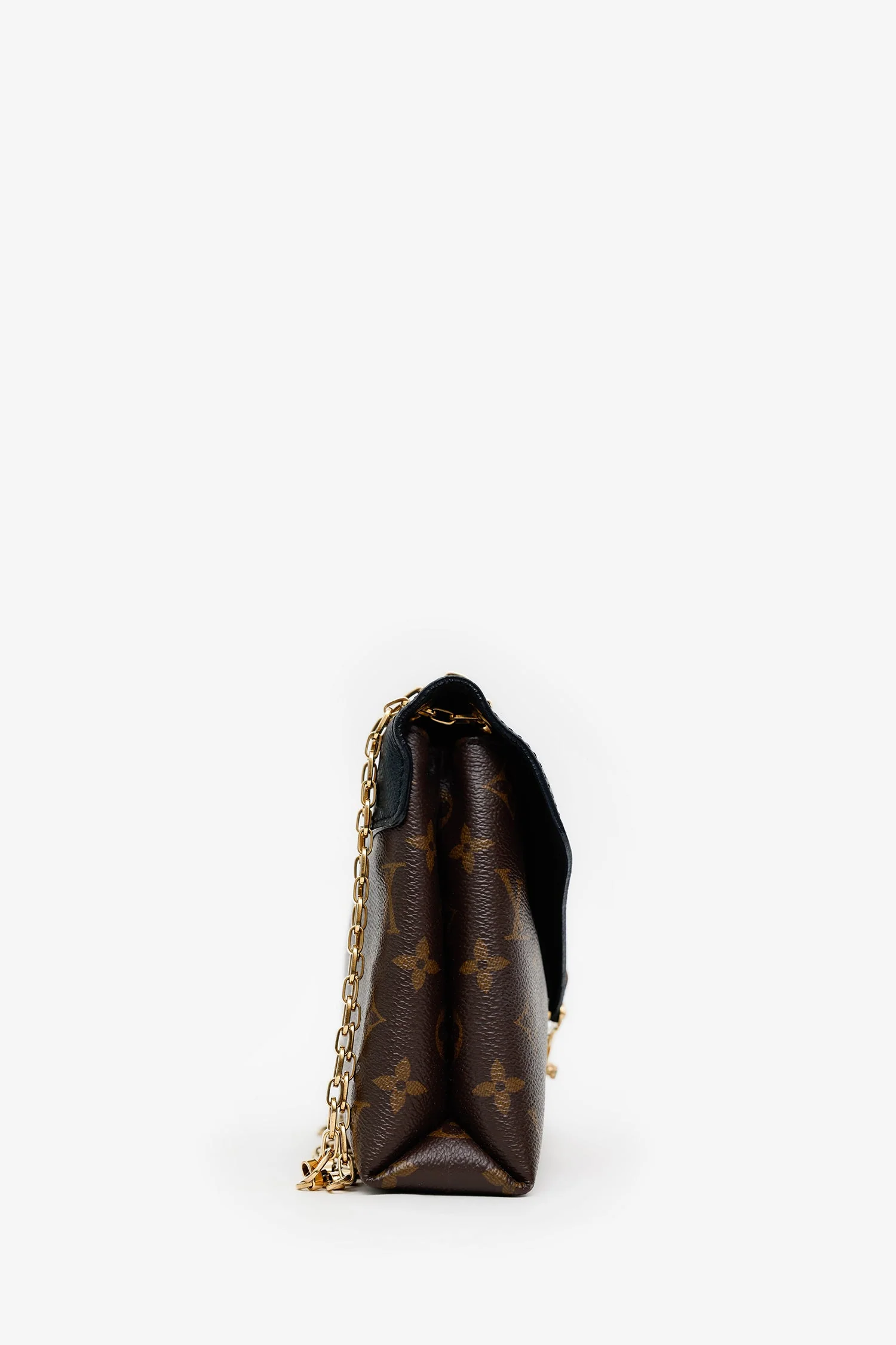Louis Vuitton 2016 Black Monogram Pallas Chain Bag - Image 3