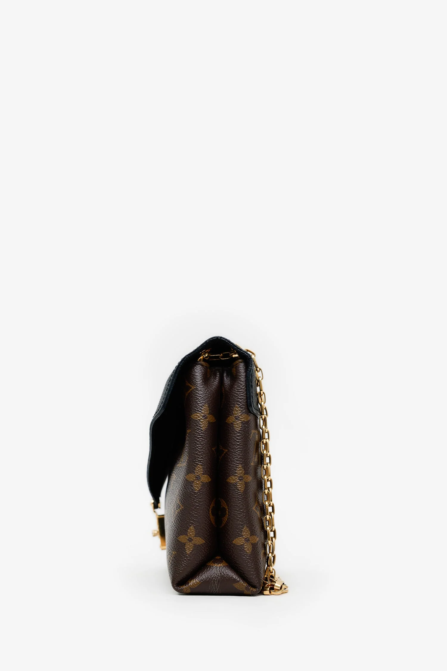 Louis Vuitton 2016 Black Monogram Pallas Chain Bag - Image 4
