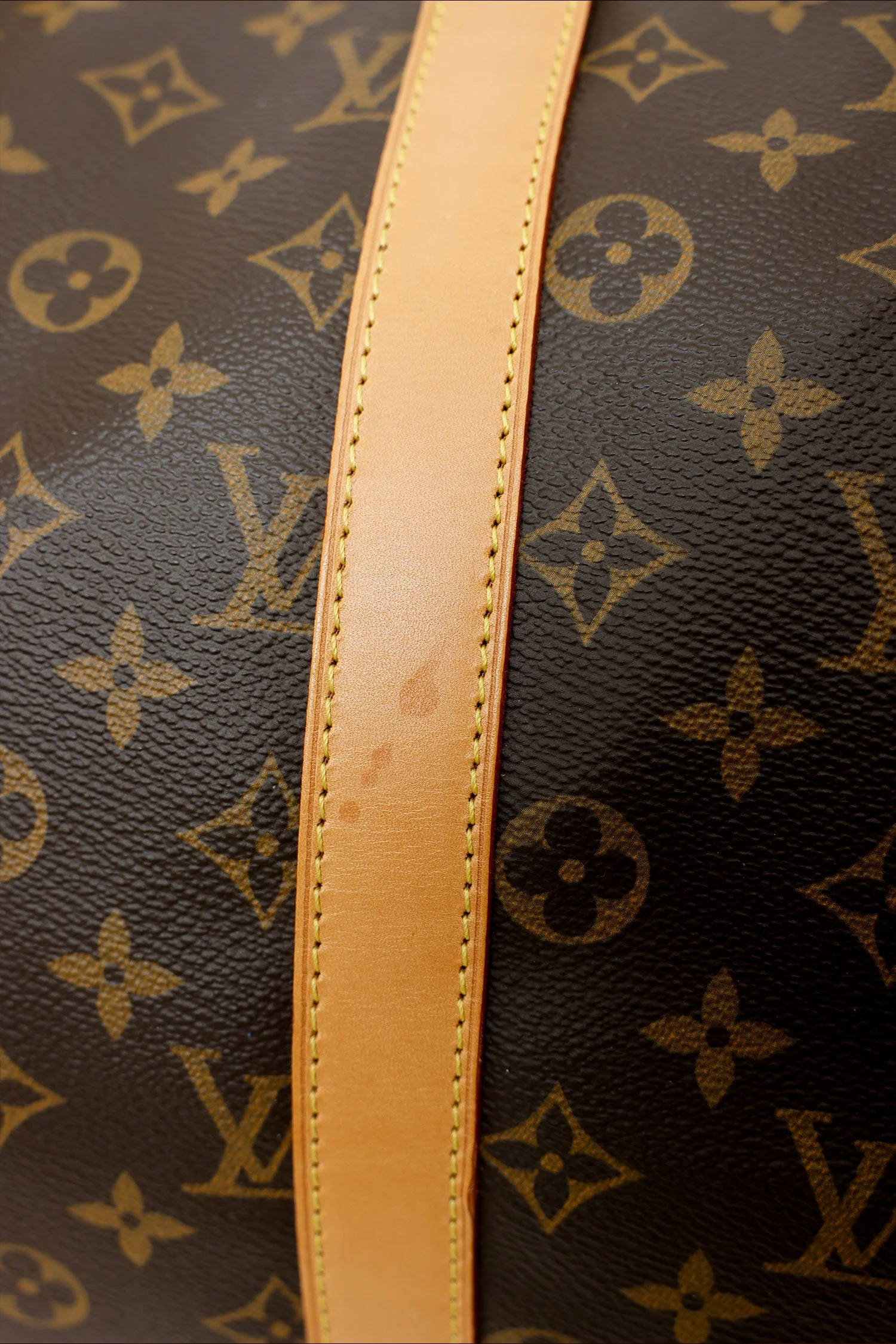 Louis Vuitton 2016 Brown Monogram Keepall Bandoulière 45 With Strap - Image 7