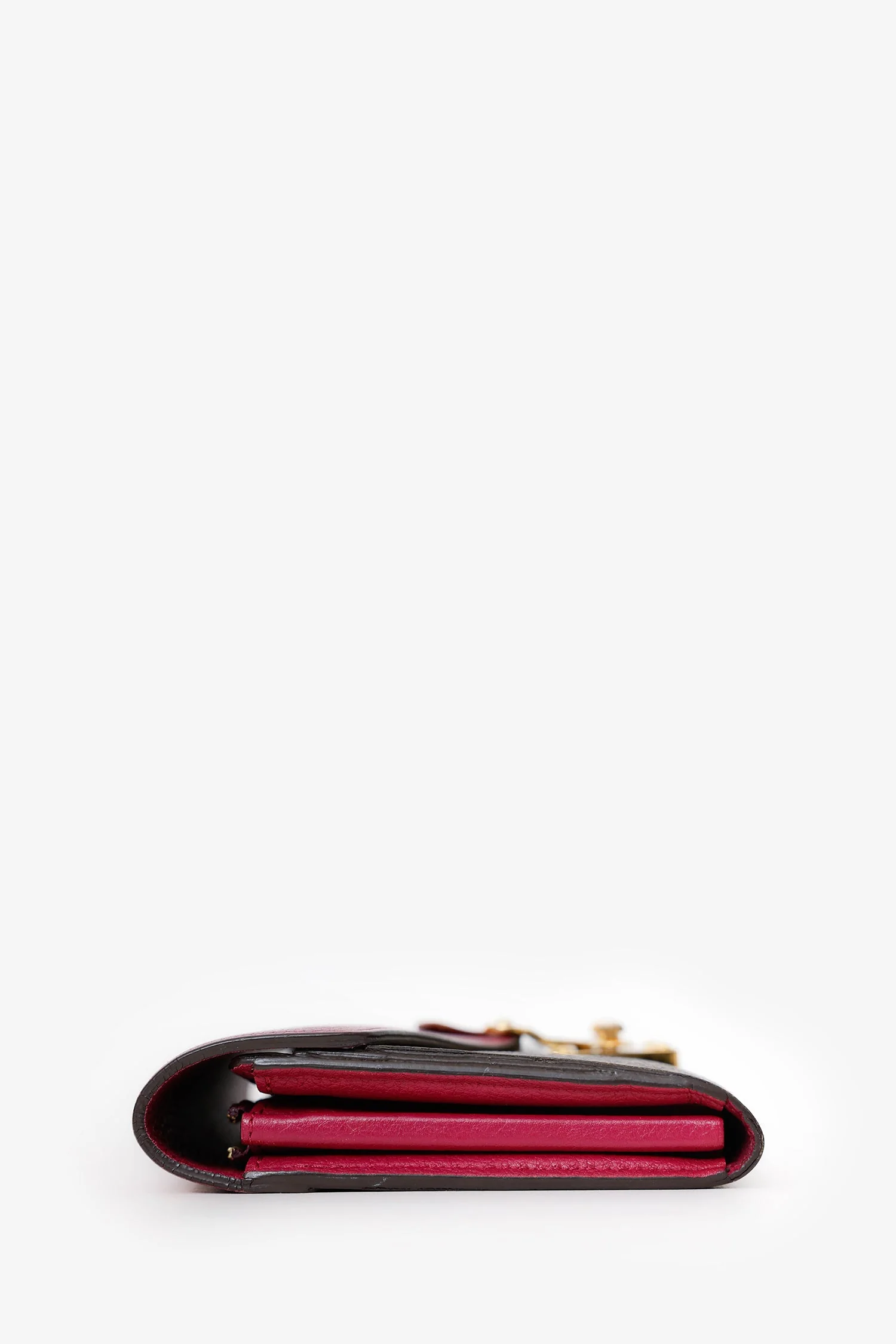 Louis Vuitton 2016 Brown/Pink LV Monogram Pallas Wallet - Image 3