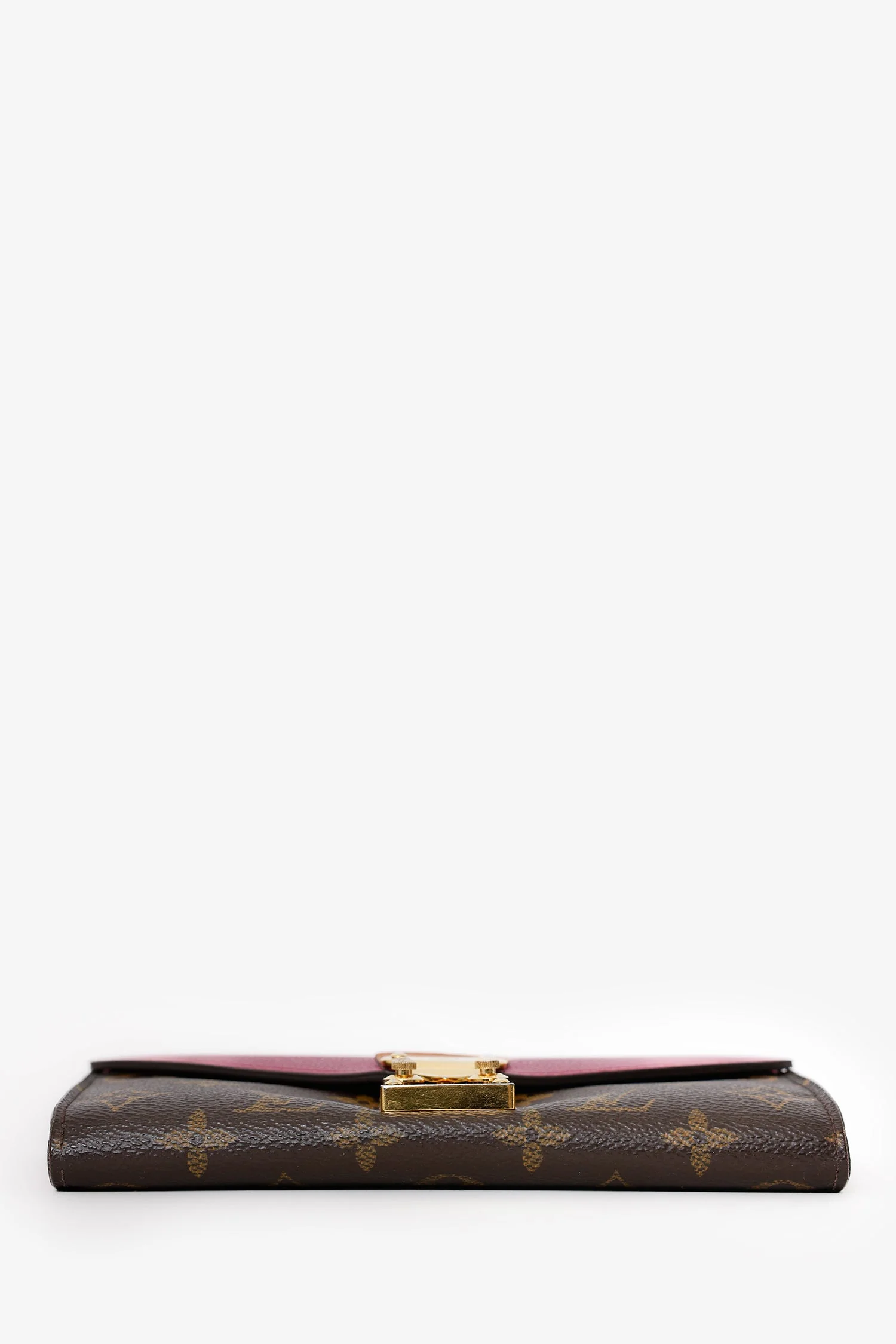 Louis Vuitton 2016 Brown/Pink LV Monogram Pallas Wallet - Image 5