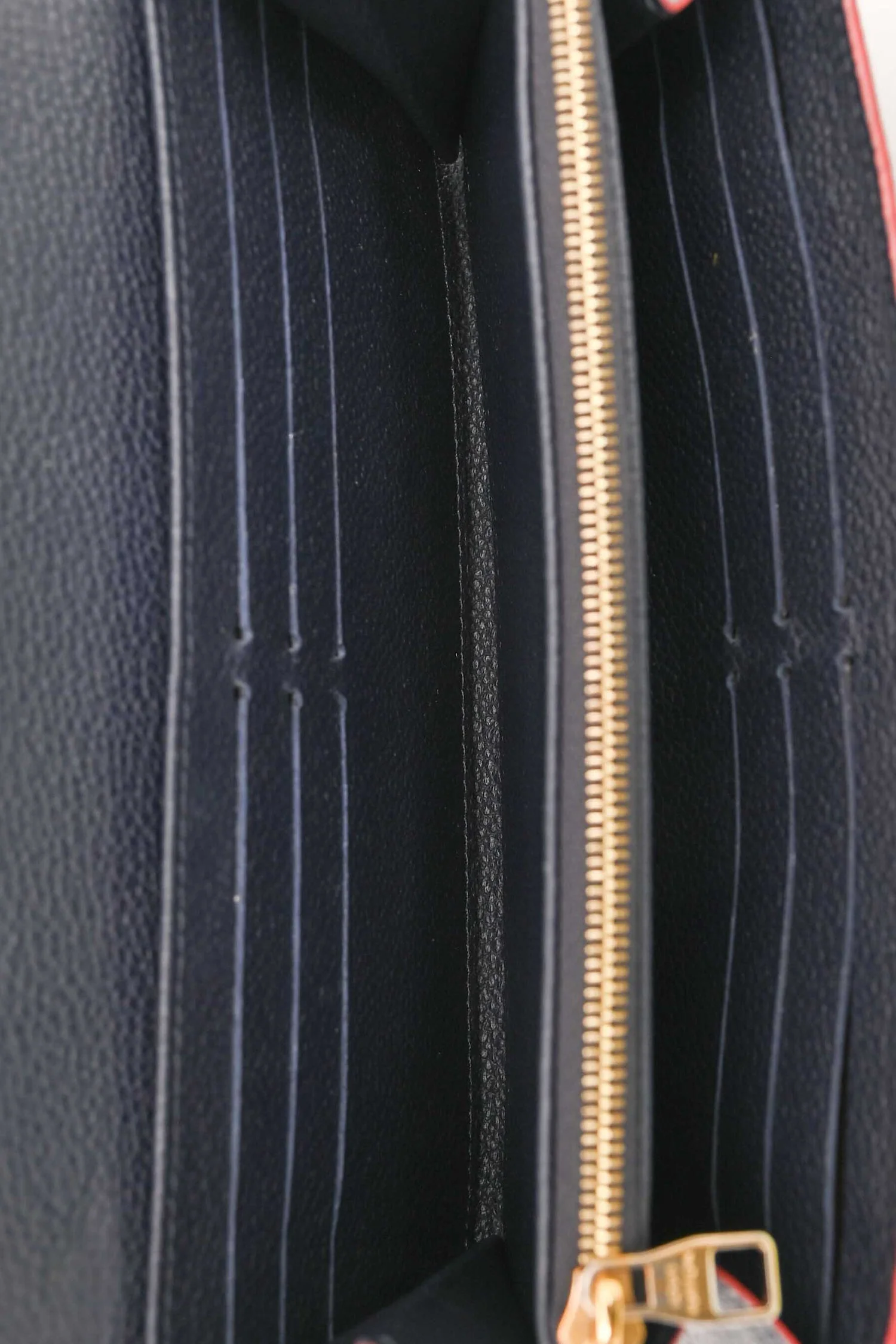 Louis Vuitton 2016 Navy Empreinte Sarah Wallet - Image 5