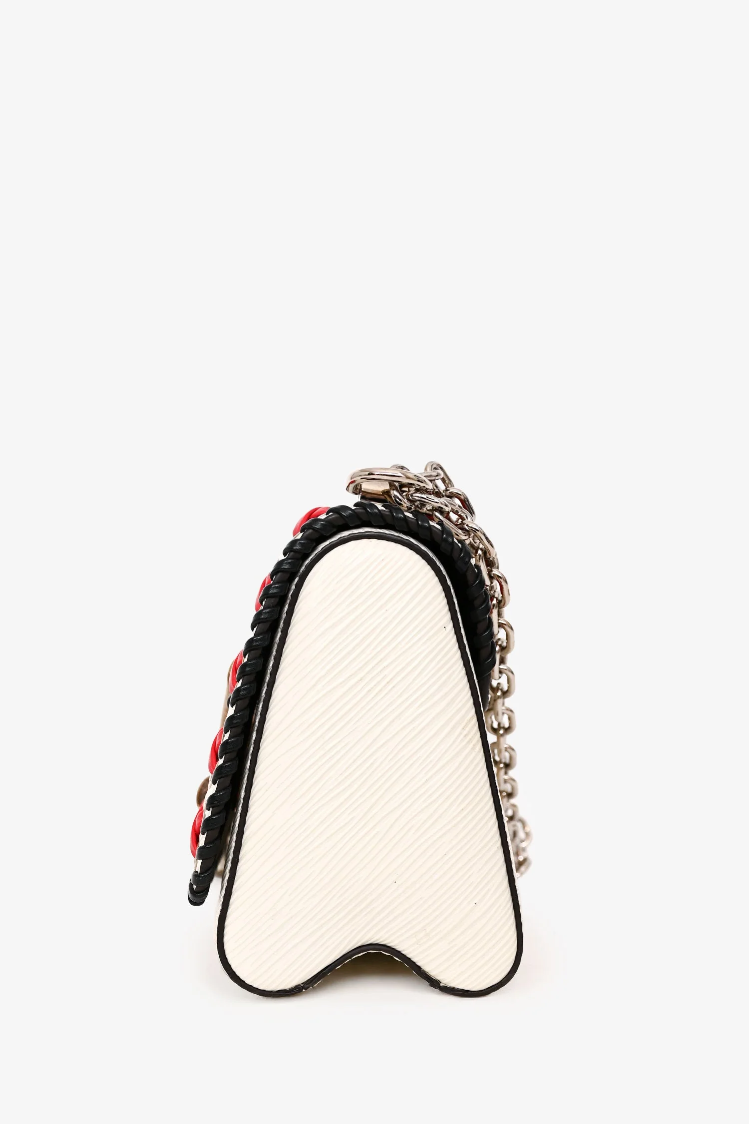 Louis Vuitton 2016 White Epi Leather Stitch Detail Twist Crossbody - Image 3