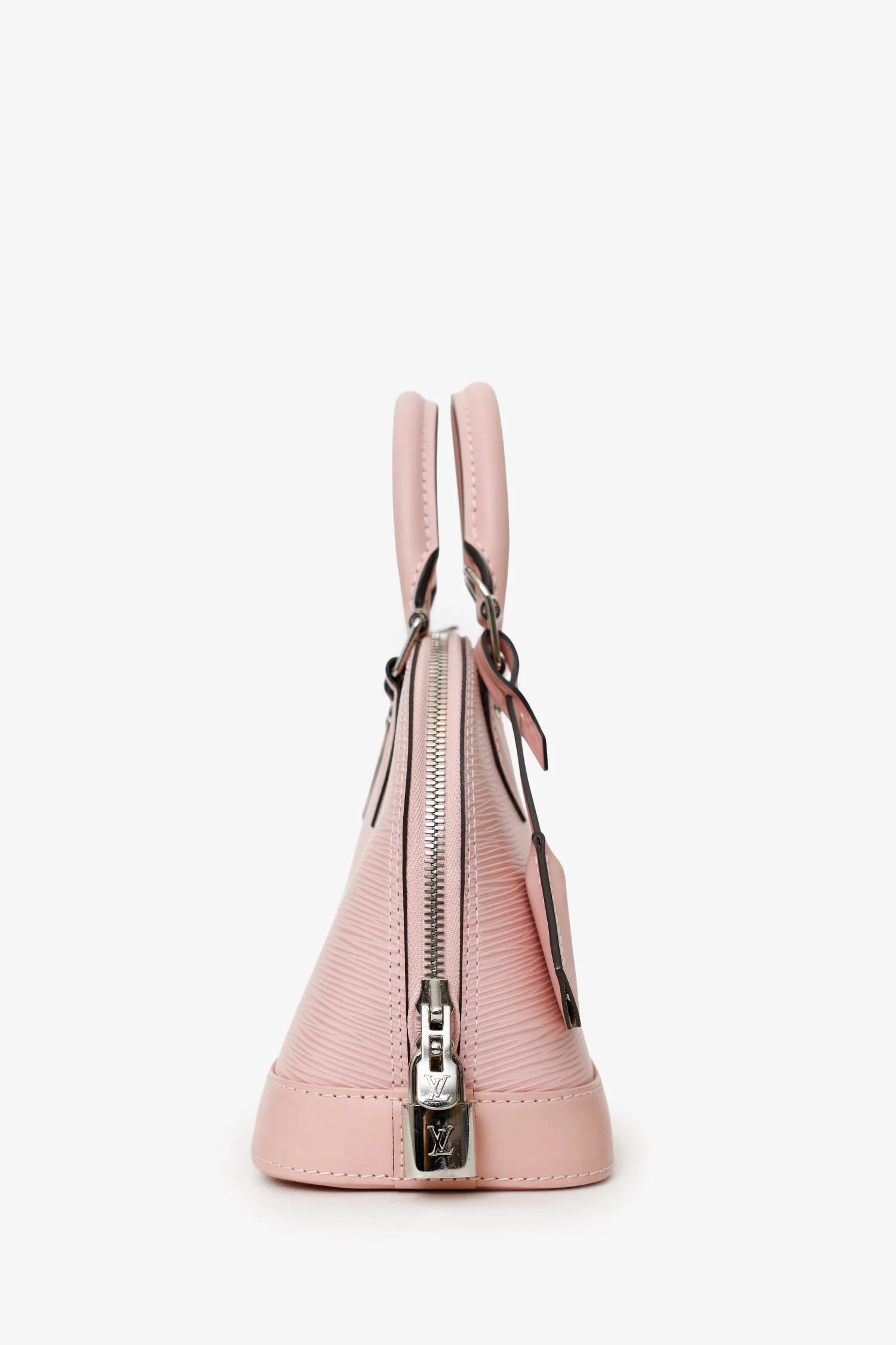 Louis Vuitton 2017 Pink Epi Leather Alma BB With Strap - Image 2