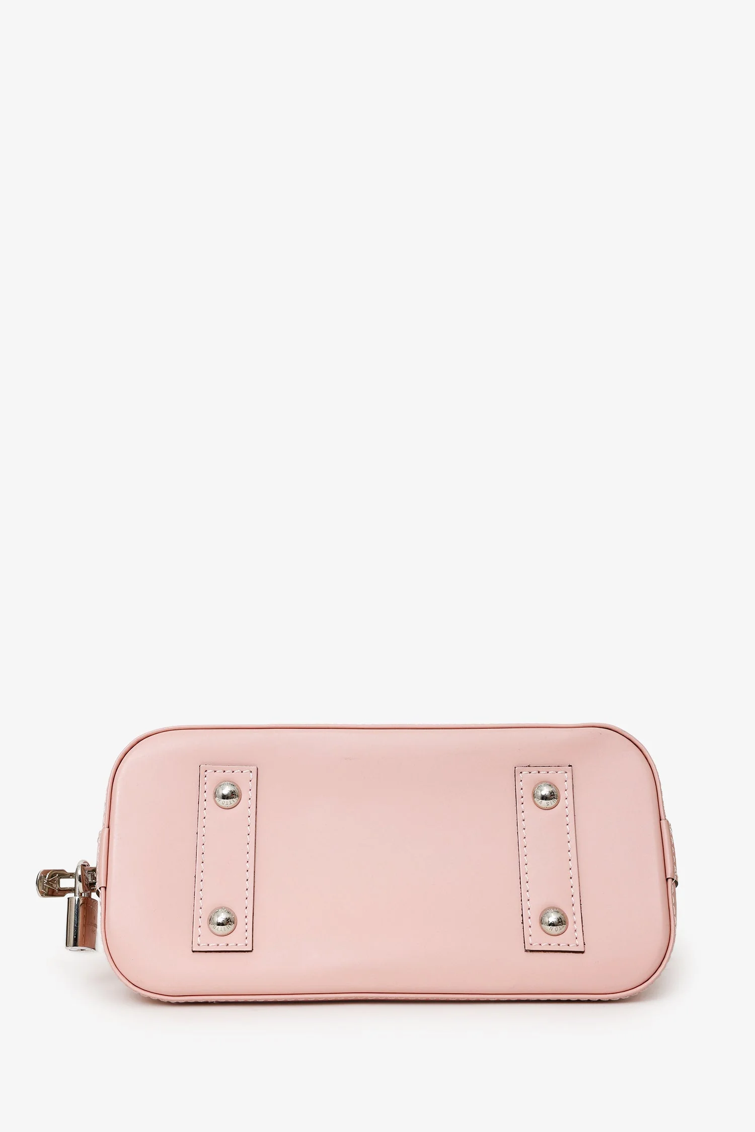 Louis Vuitton 2017 Pink Epi Leather Alma BB With Strap - Image 5