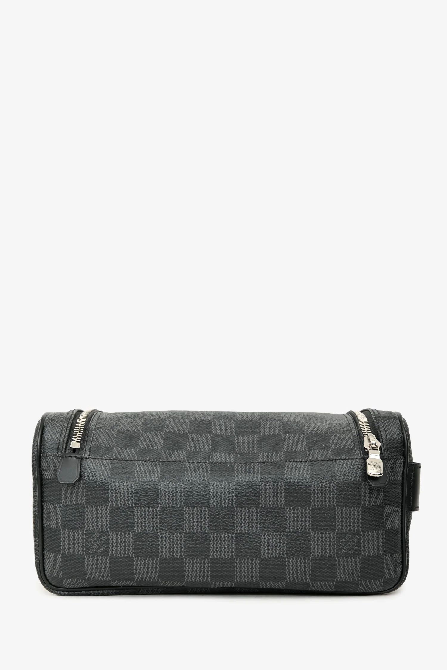 Louis Vuitton 2018 Black Damier Graphite Toiletry Cosmetic Pouch - Image 2