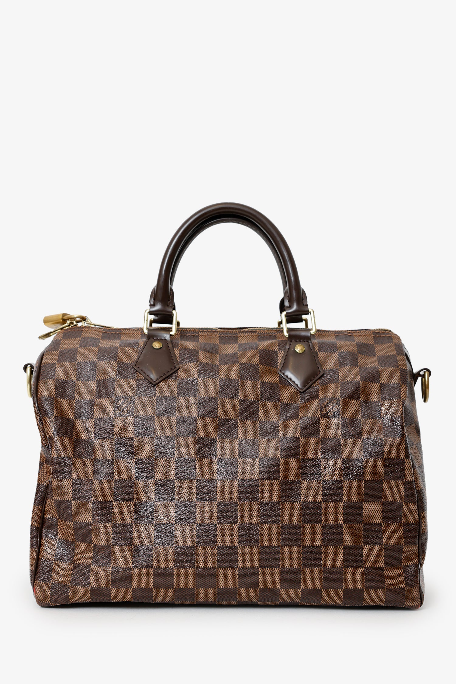 Louis Vuitton 2018 Damier Ebene Speedy 35 Bandouliere - Image 2