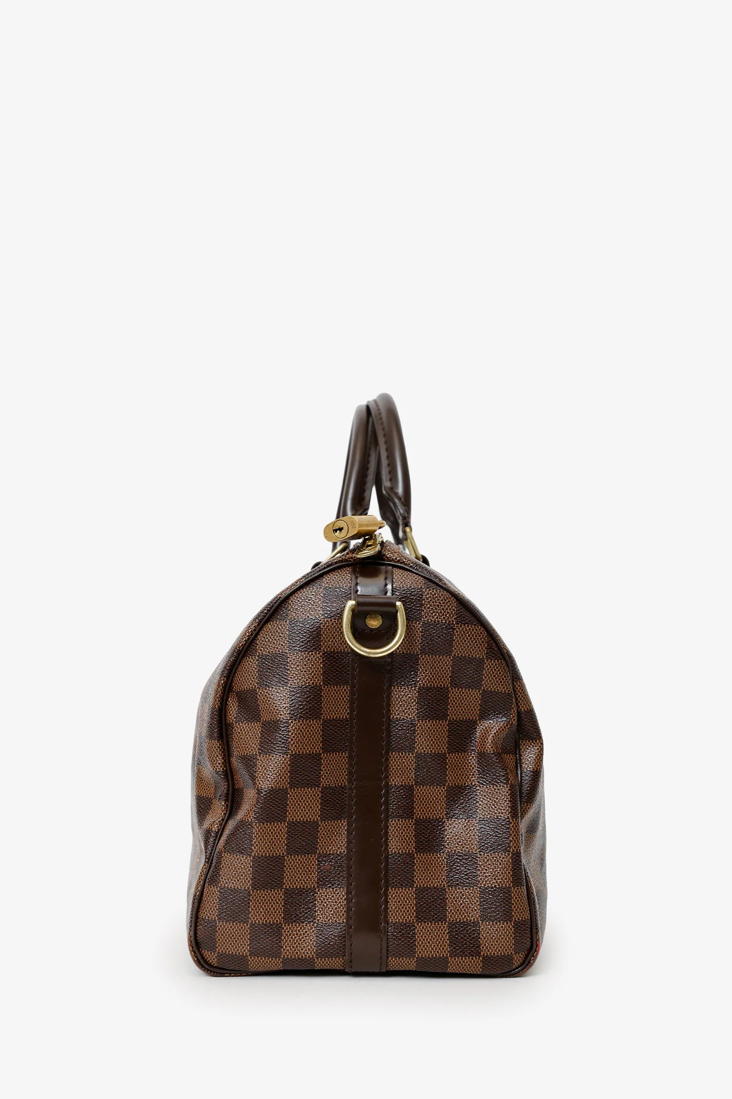 Louis Vuitton 2018 Damier Ebene Speedy 35 Bandouliere - Image 3