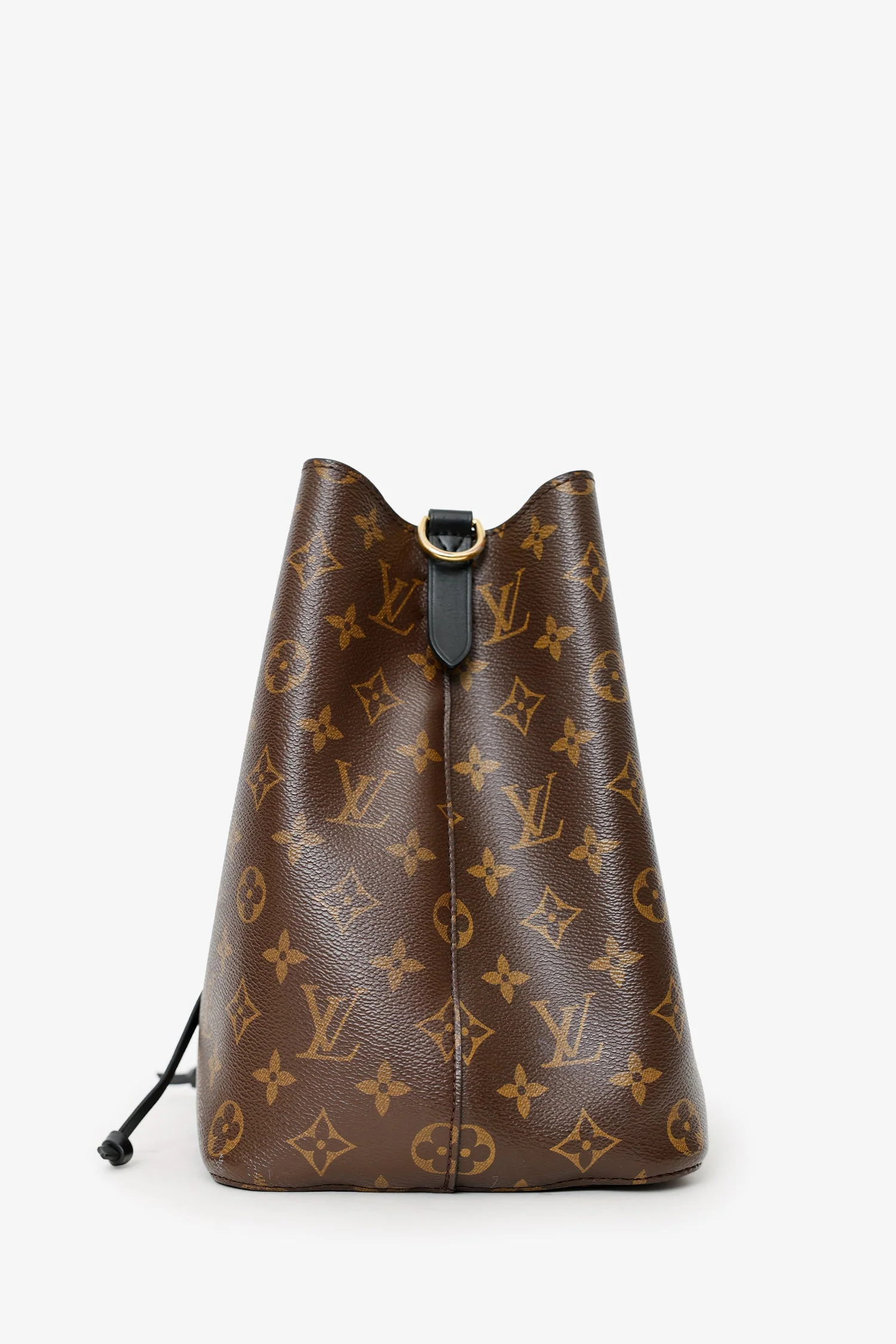 Louis Vuitton 2018 Monogram/Black NeoNoe MM Shoulder Bag - Image 4