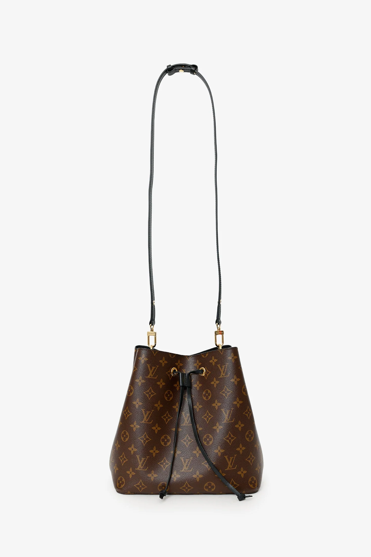 Louis Vuitton 2018 Monogram/Black NeoNoe MM Shoulder Bag - Image 6