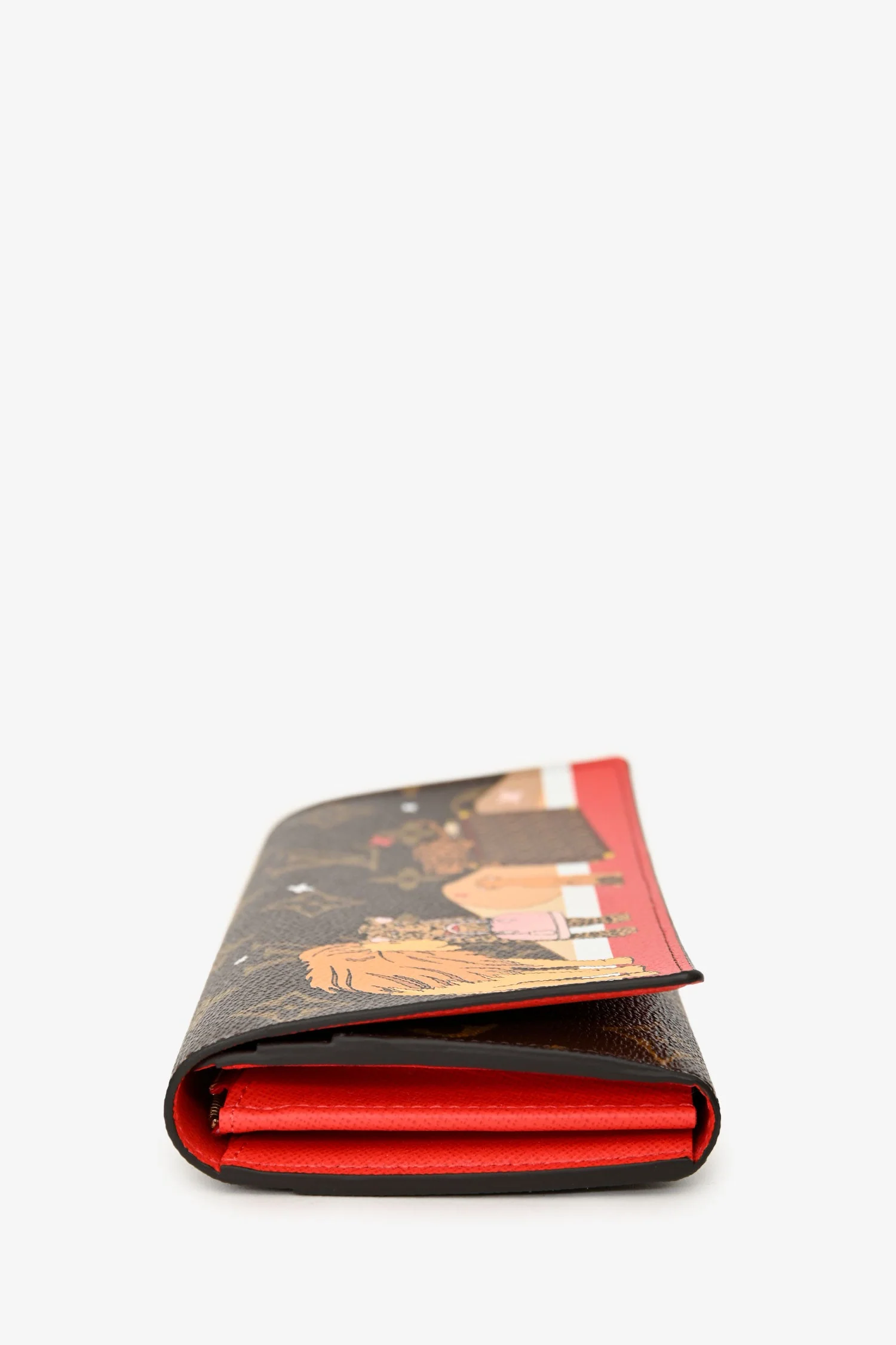 Louis Vuitton 2018 Monogram Christmas Animation Sarah Wallet - Image 3