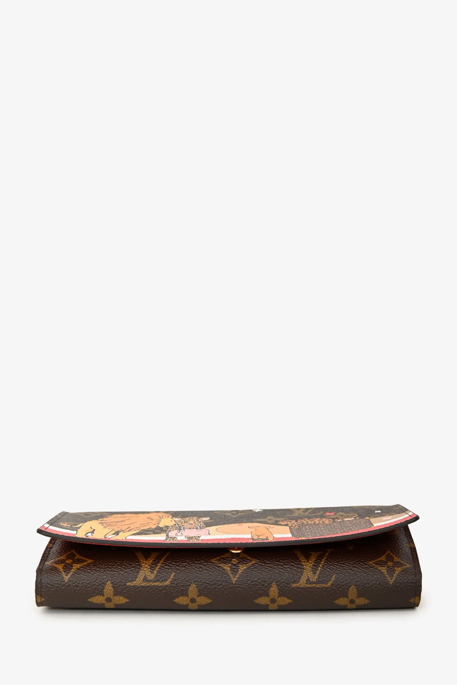 Louis Vuitton 2018 Monogram Christmas Animation Sarah Wallet - Image 5