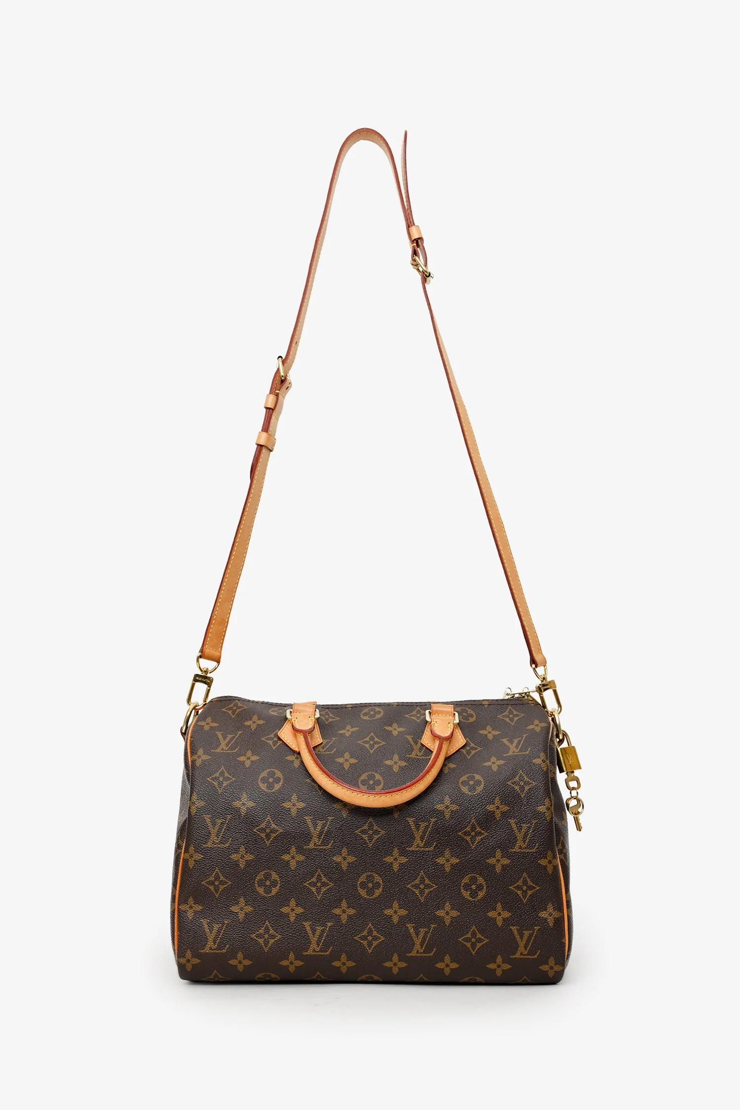 Louis Vuitton 2018 Monogram Speedy 30 With Strap - Image 7