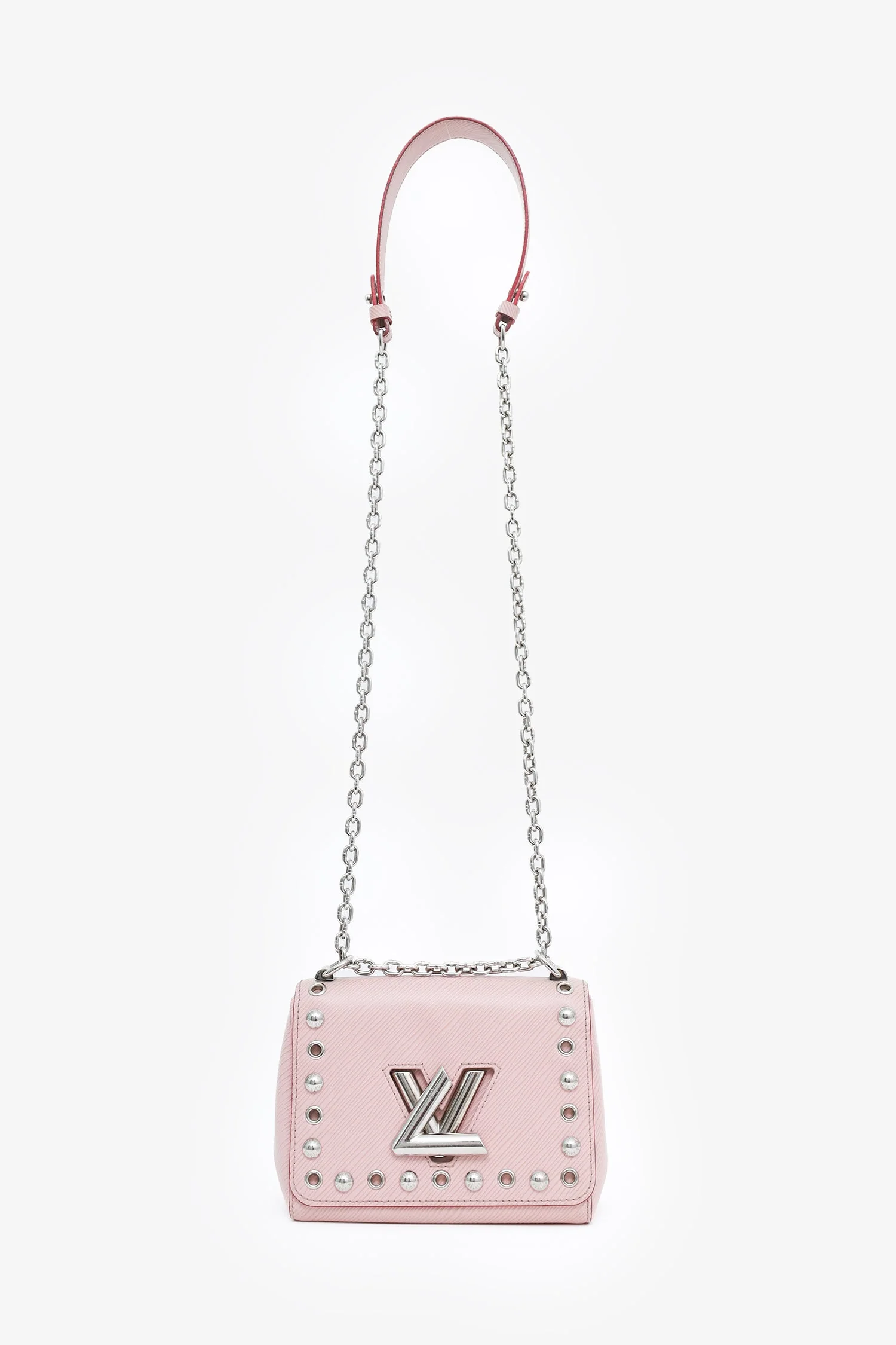 Louis Vuitton 2018 Pink Epi Leather Studded Twist PM - Image 6