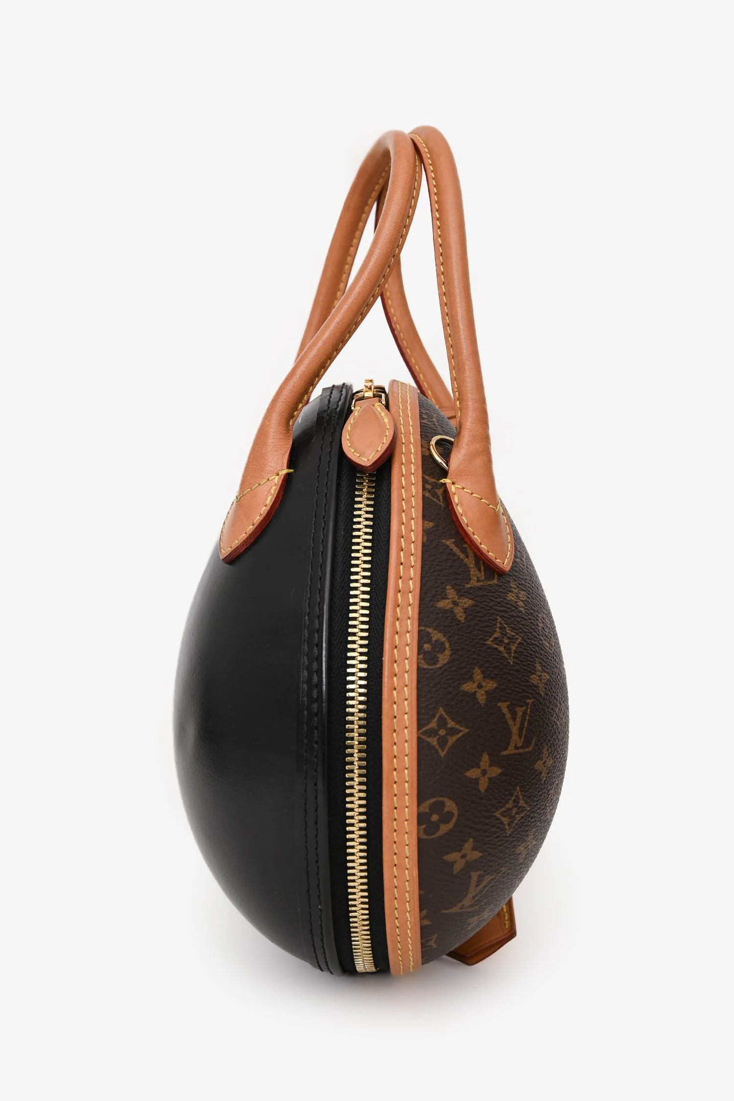 Louis Vuitton 2019 Brown Monogram Egg Top Handle With Strap - Image 3