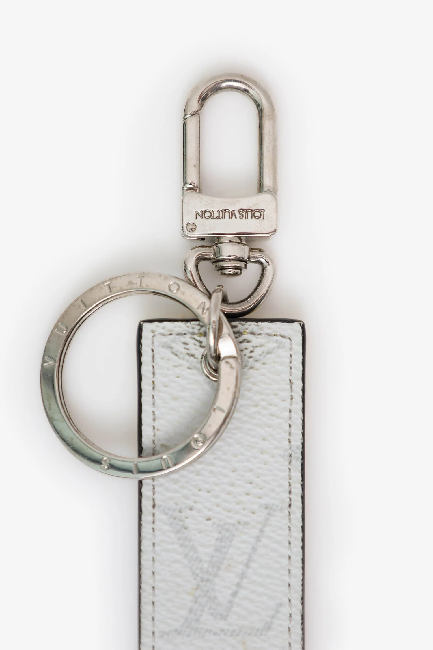 Louis Vuitton 2019 Monogram/Yellow Exclusive 'Chalk Nano' Keychain - Image 3