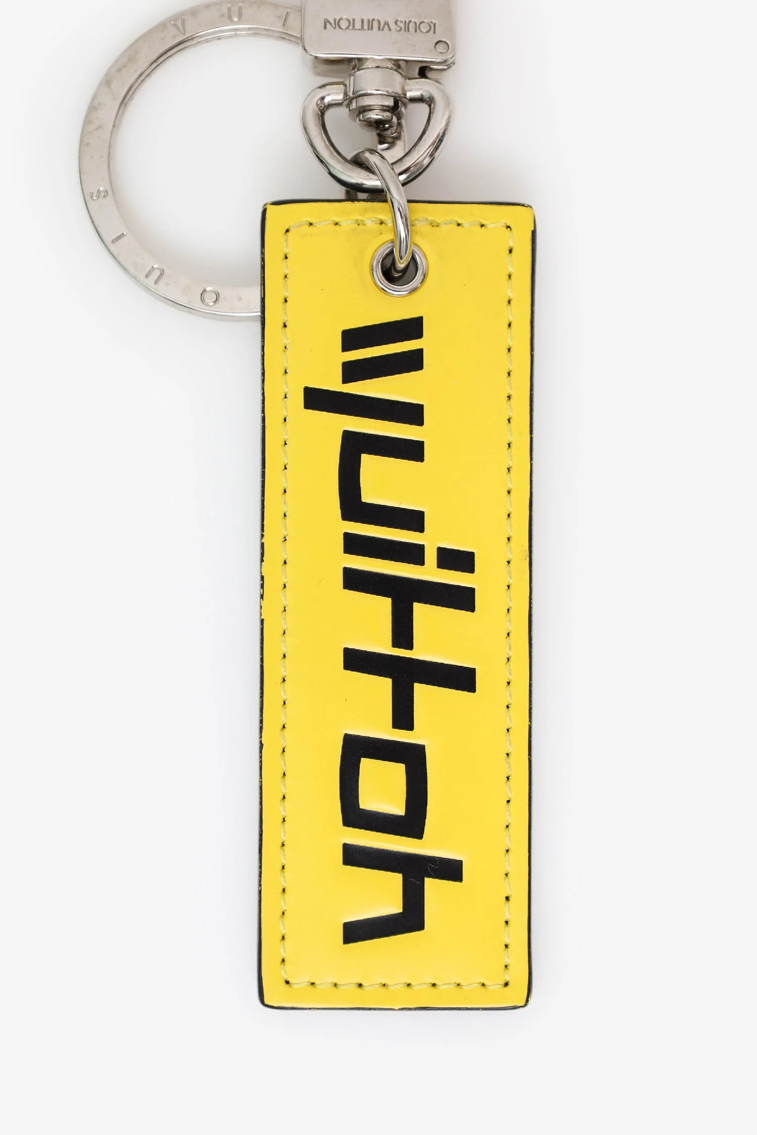 Louis Vuitton 2019 Monogram/Yellow Exclusive 'Chalk Nano' Keychain - Image 6