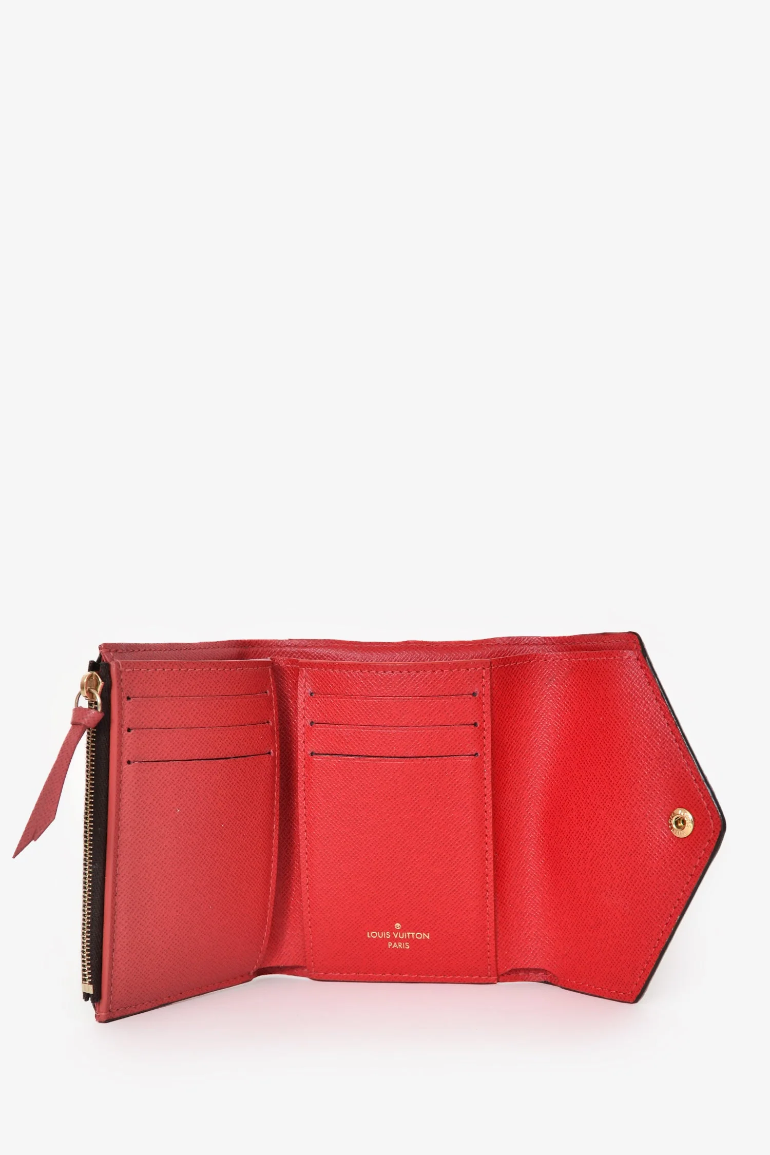 Louis Vuitton 2020 Damier Ebene Victorine Envelope Wallet - Image 6