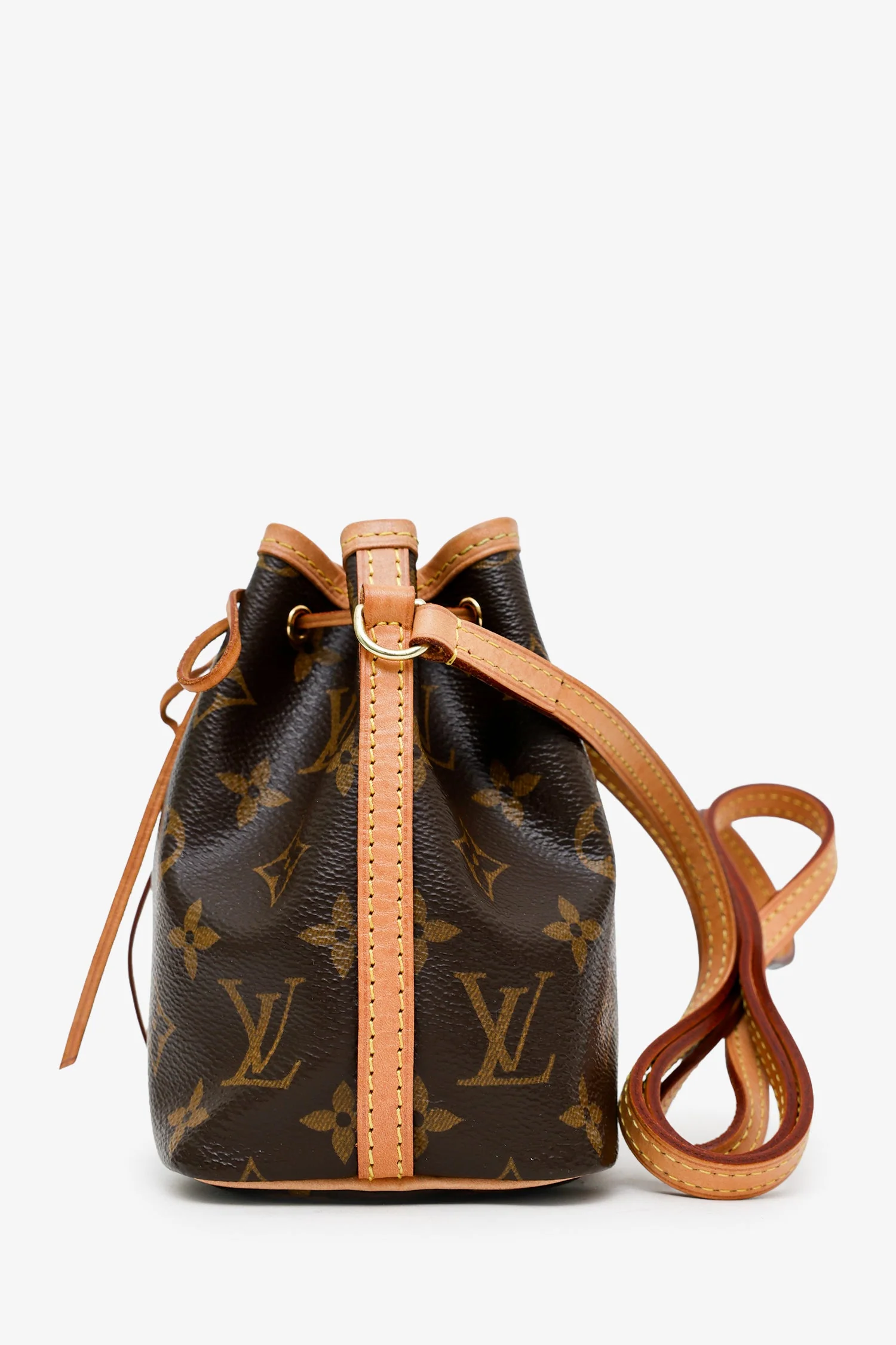 Louis Vuitton 2020 Monogram Nano Noe Bucket Bag - Image 4