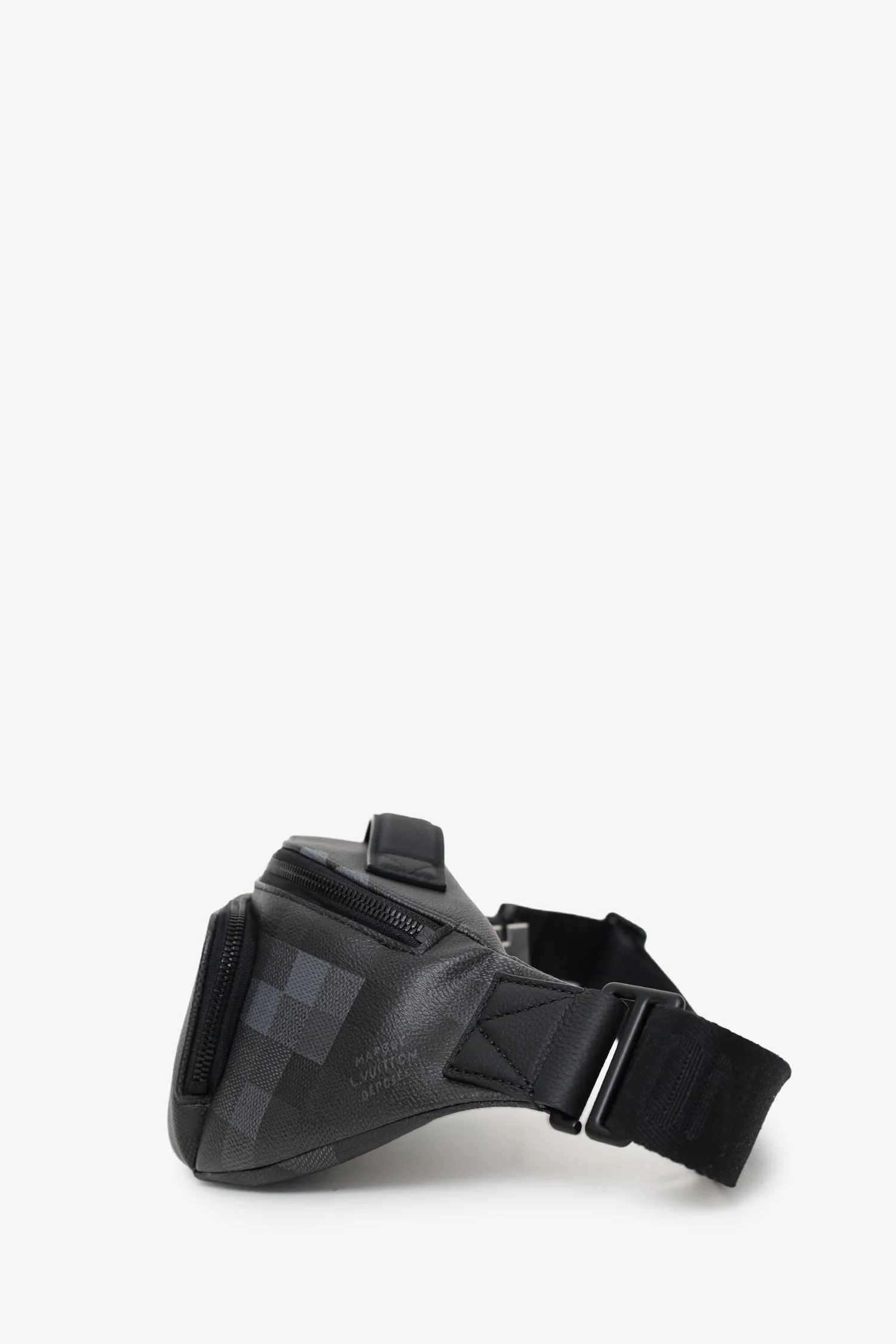 Louis Vuitton 2024 Black Damoflage Rush Bum Bag - Image 4