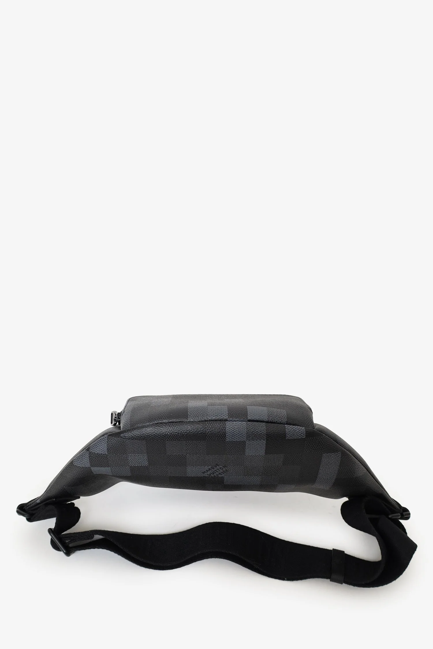 Louis Vuitton 2024 Black Damoflage Rush Bum Bag - Image 6