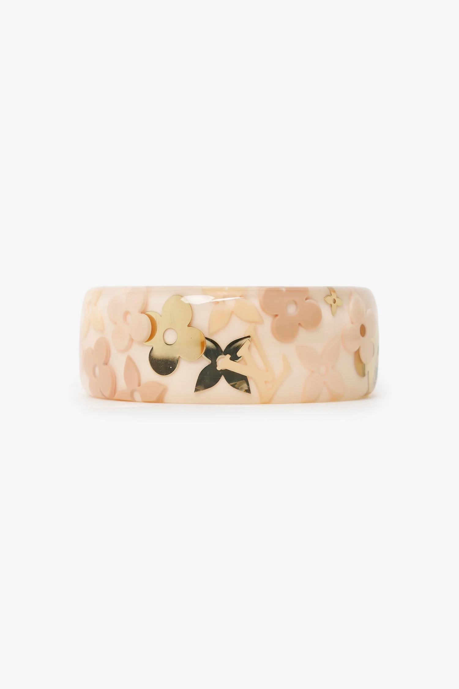 Louis Vuitton Beige Ceramic 'Inclusion' Bracelet - Image 2