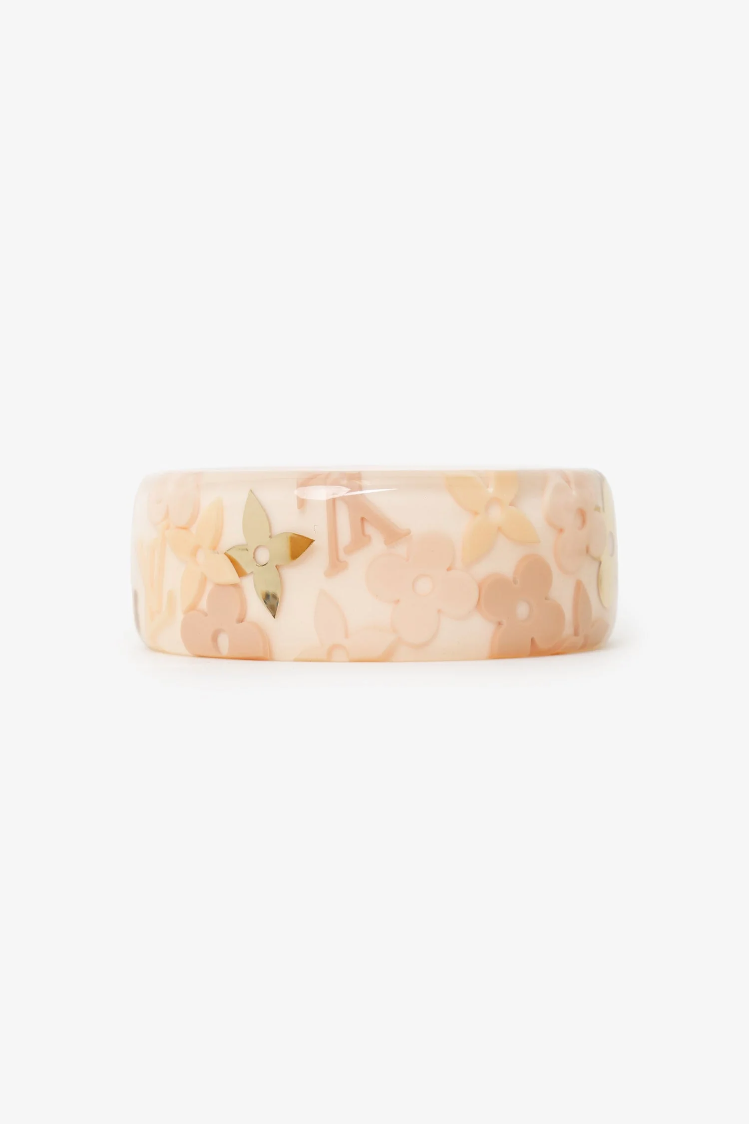 Louis Vuitton Beige Ceramic 'Inclusion' Bracelet - Image 3