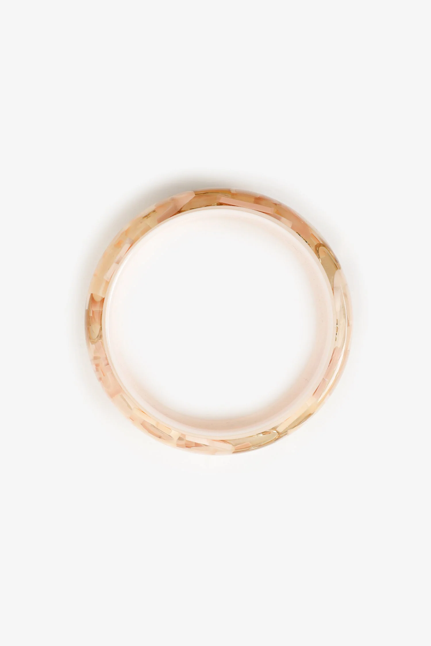 Louis Vuitton Beige Ceramic 'Inclusion' Bracelet - Image 6