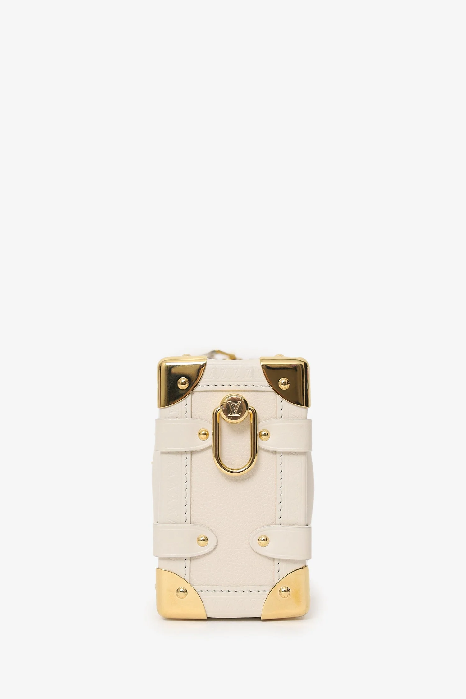 Louis Vuitton Beige Leather Side Trunk PM - Image 5