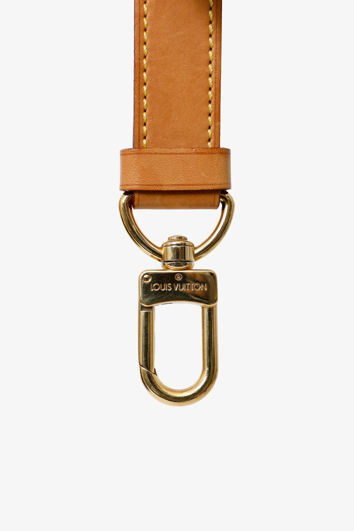 Louis Vuitton Beige Vachetta Wide Bag Strap - Image 5