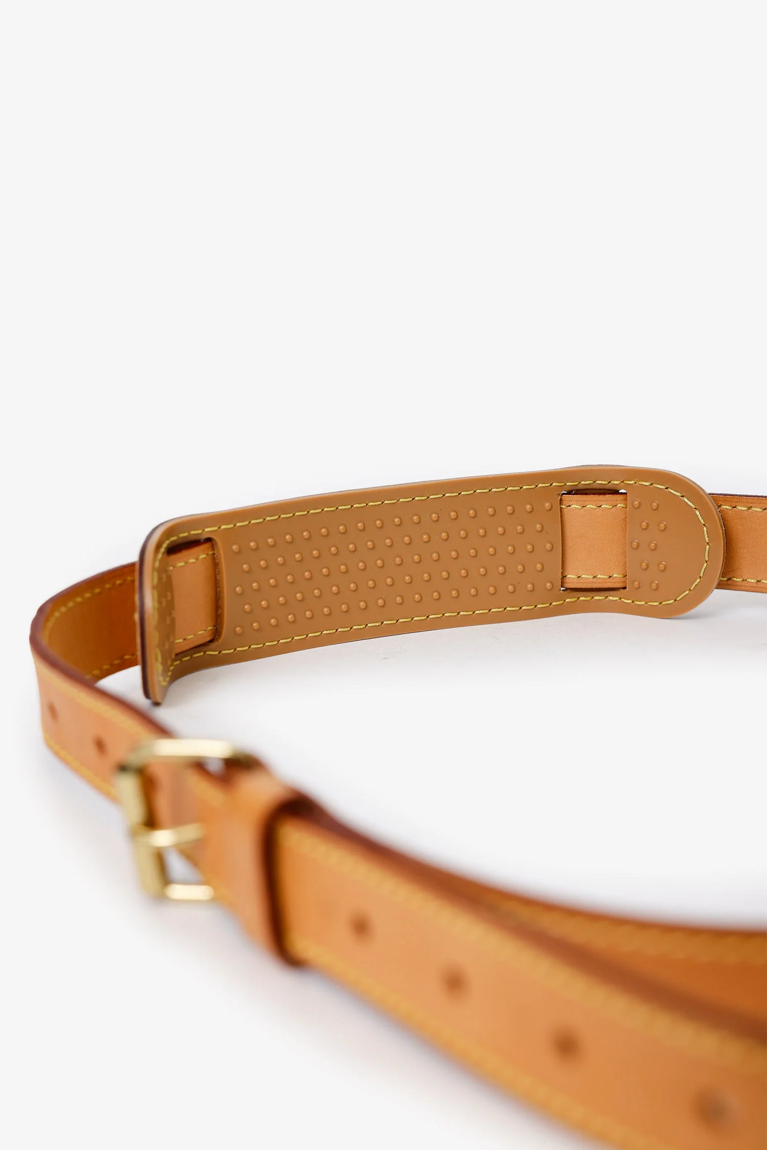 Louis Vuitton Beige Vachetta Wide Bag Strap - Image 6