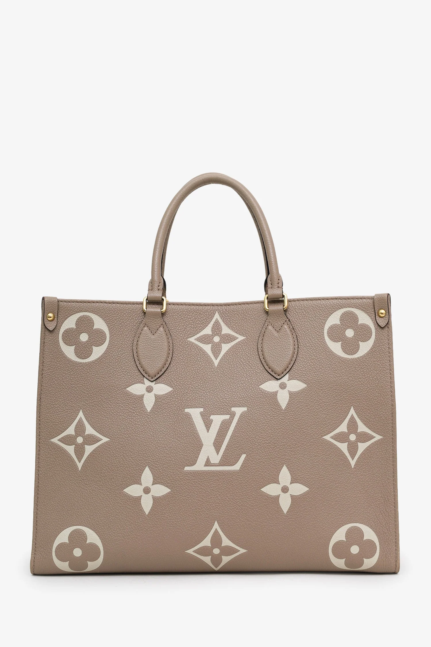 Louis Vuitton Bicolour Monogram Empreinte Leather OnTheGo MM