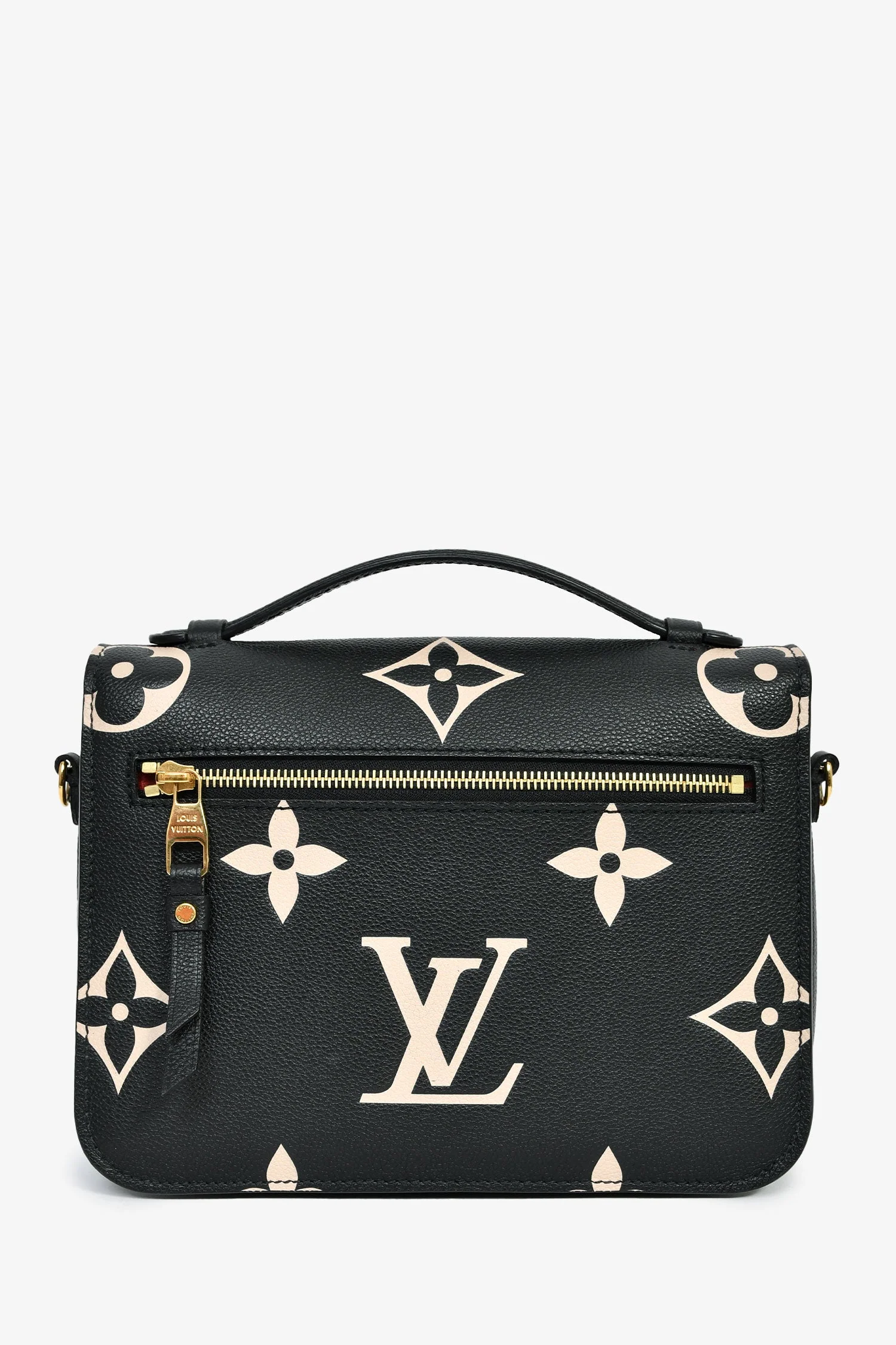 Louis Vuitton Black Bicolour Monogram Empreinte Leather Pochette Metis - Image 2