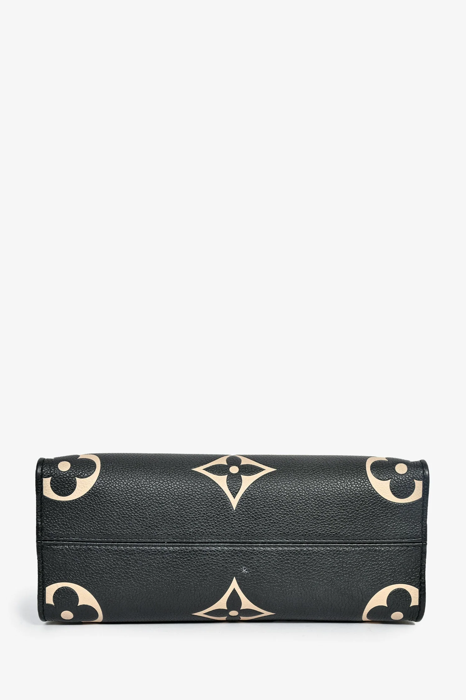 Louis Vuitton Black/Cream Leather Monogram Empreinte OnTheGo PM With Strap - Image 5