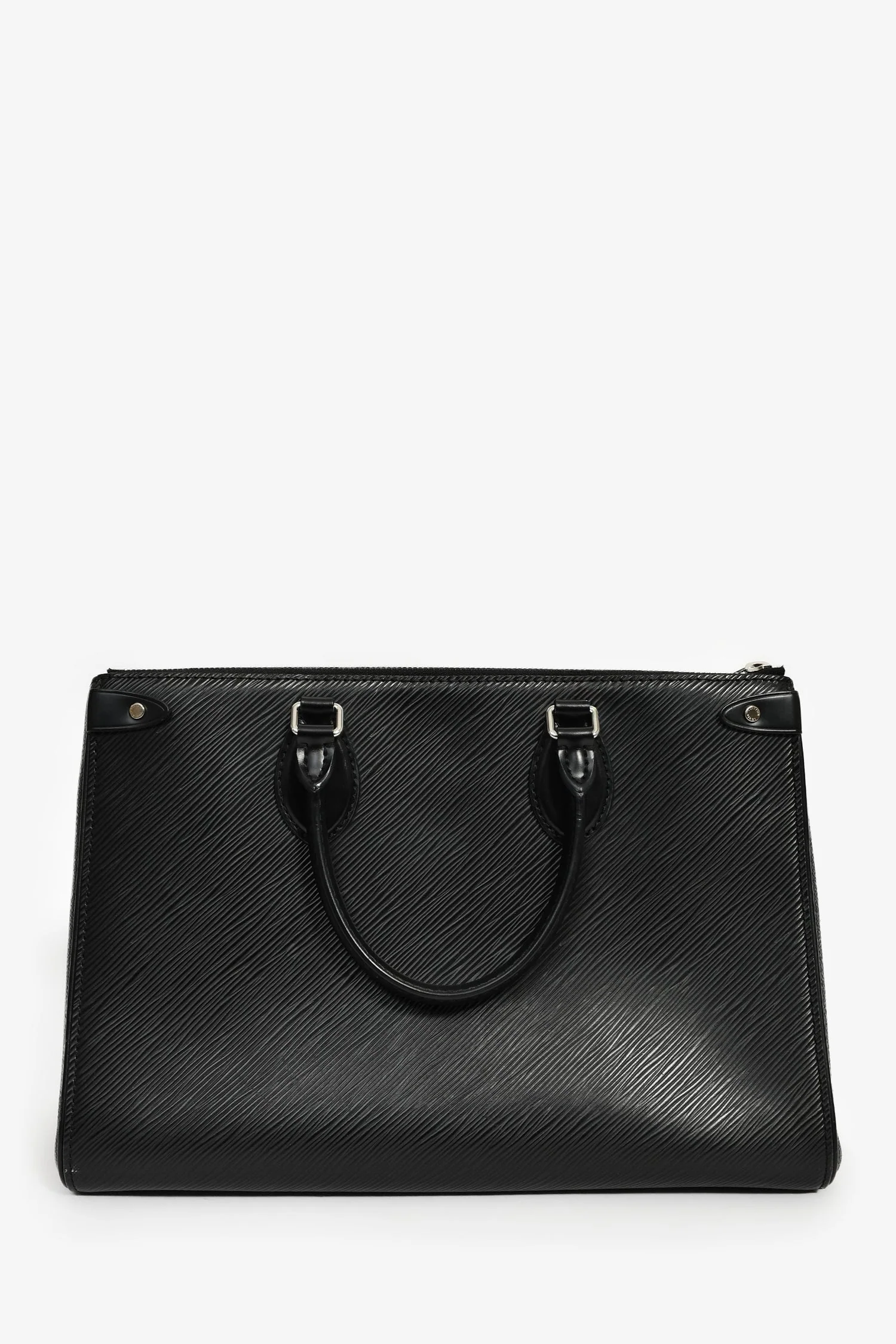 Louis Vuitton Black Epi Leather 'Grenelle' Tote Bag with Strap - Image 2