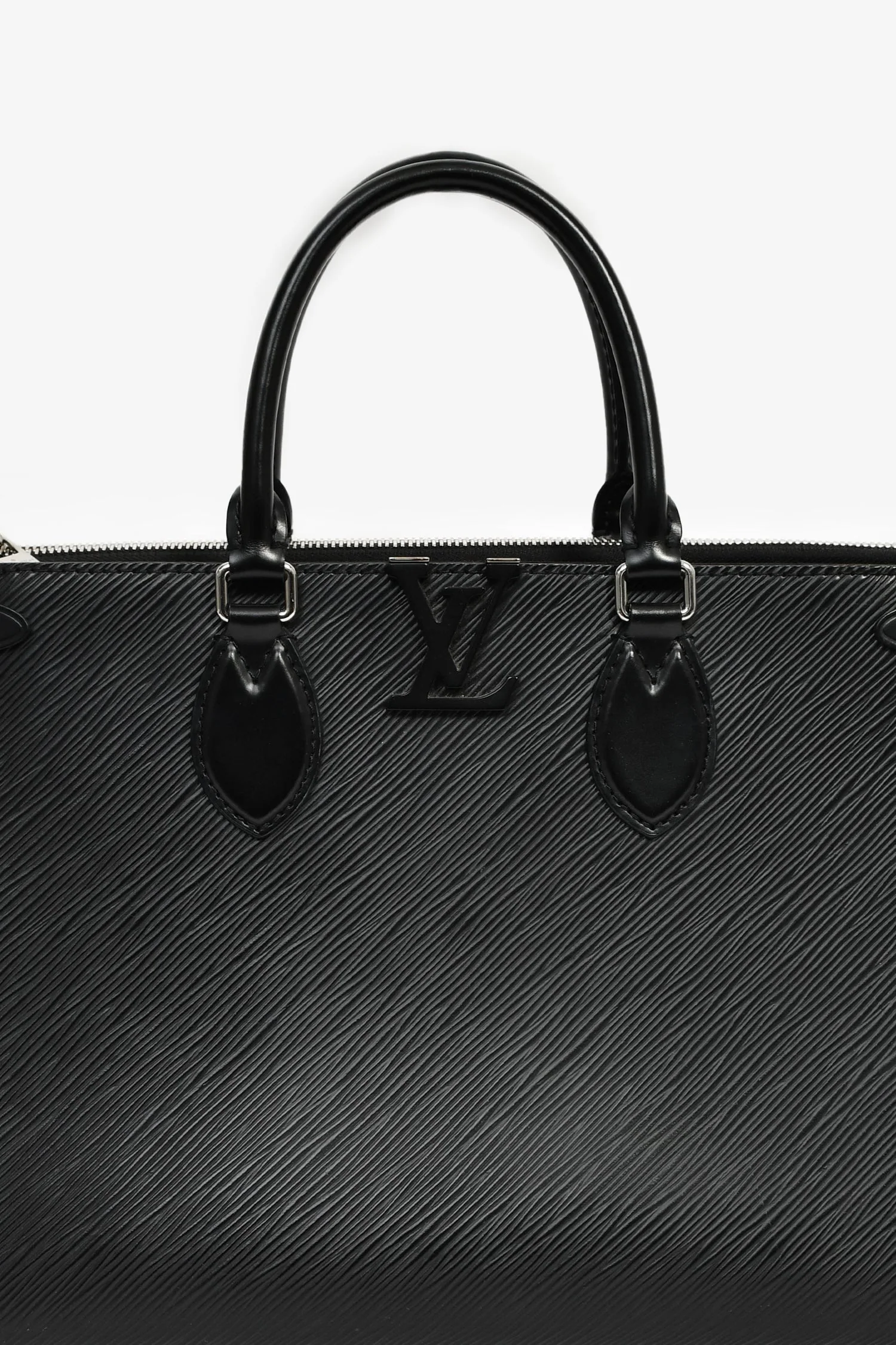 Louis Vuitton Black Epi Leather 'Grenelle' Tote Bag with Strap - Image 6