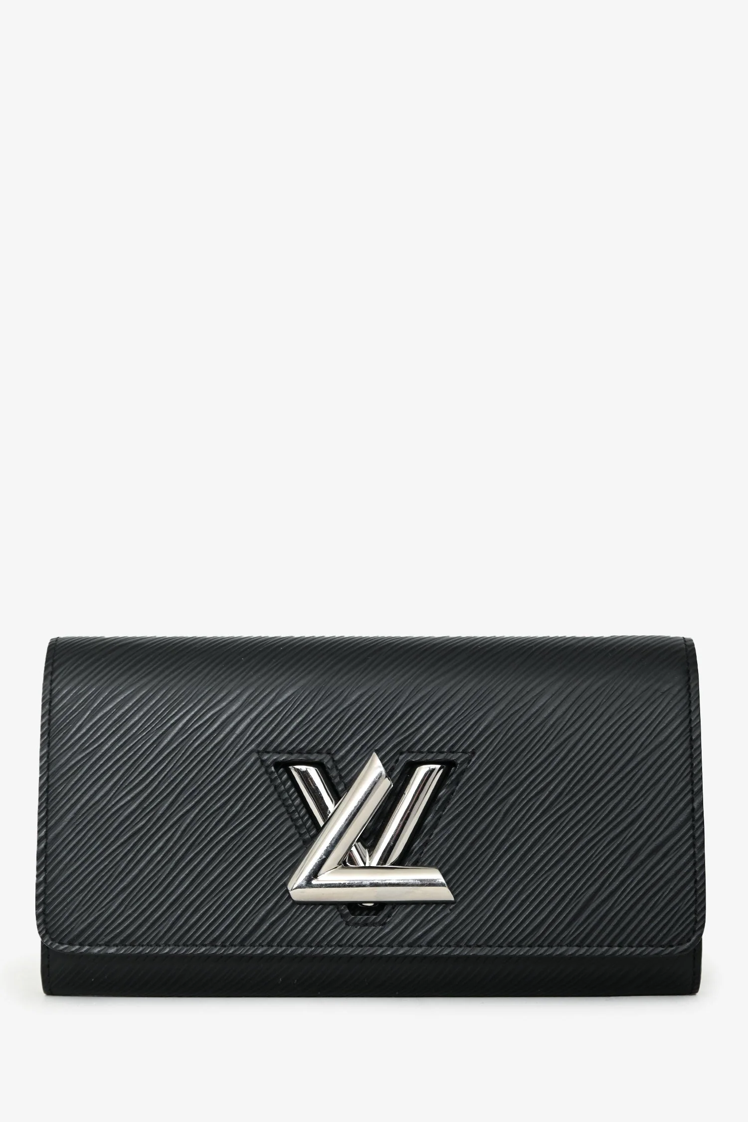 Louis Vuitton Black Epi Leather Twist Wallet