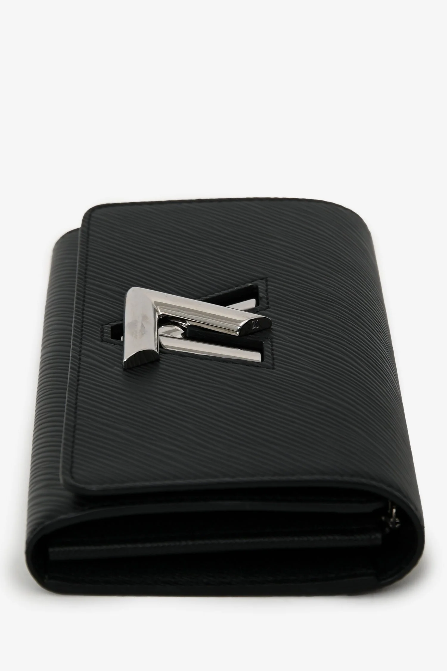 Louis Vuitton Black Epi Leather Twist Wallet - Image 4