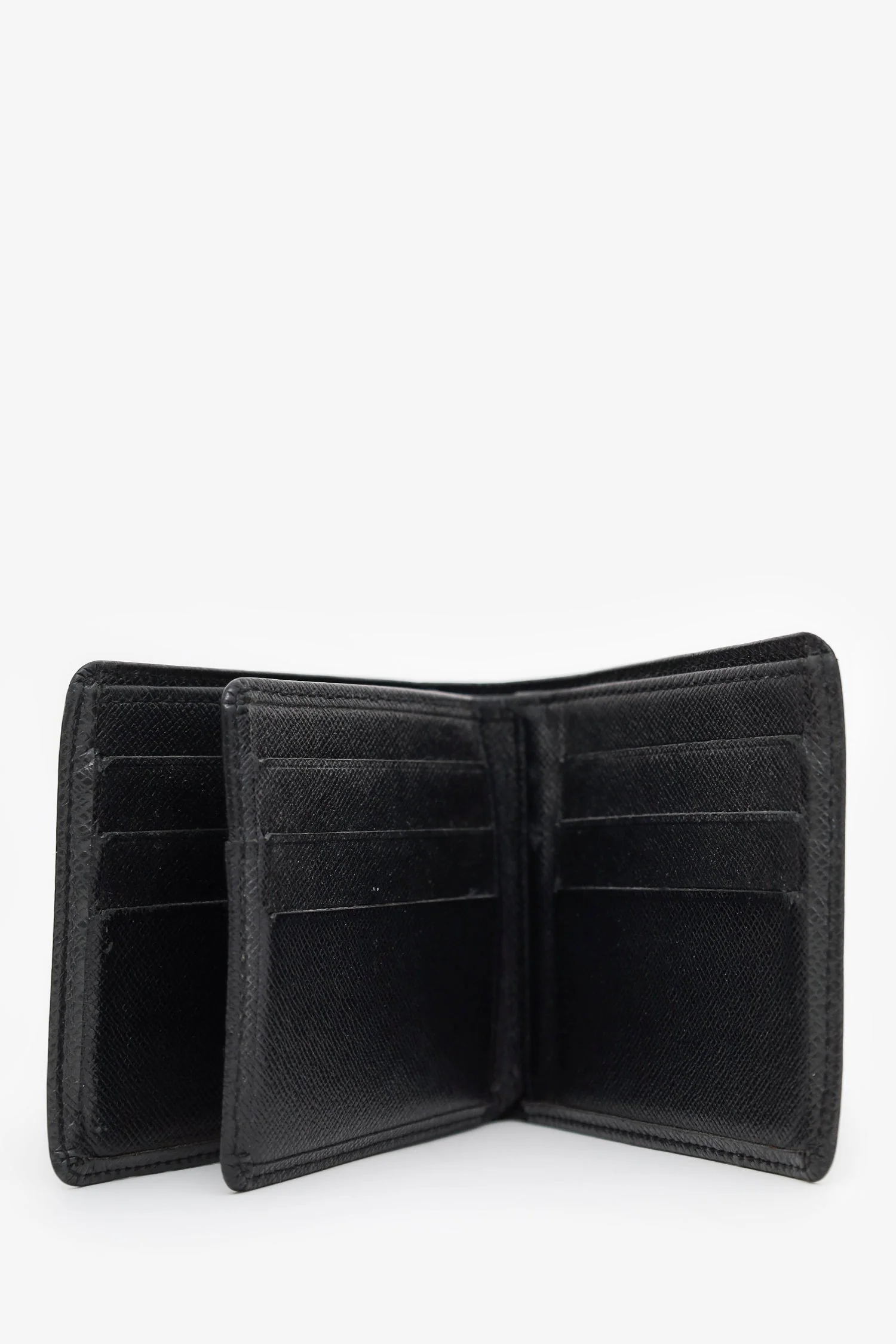 Louis Vuitton Black Leather Bi-Fold Wallet - Image 5