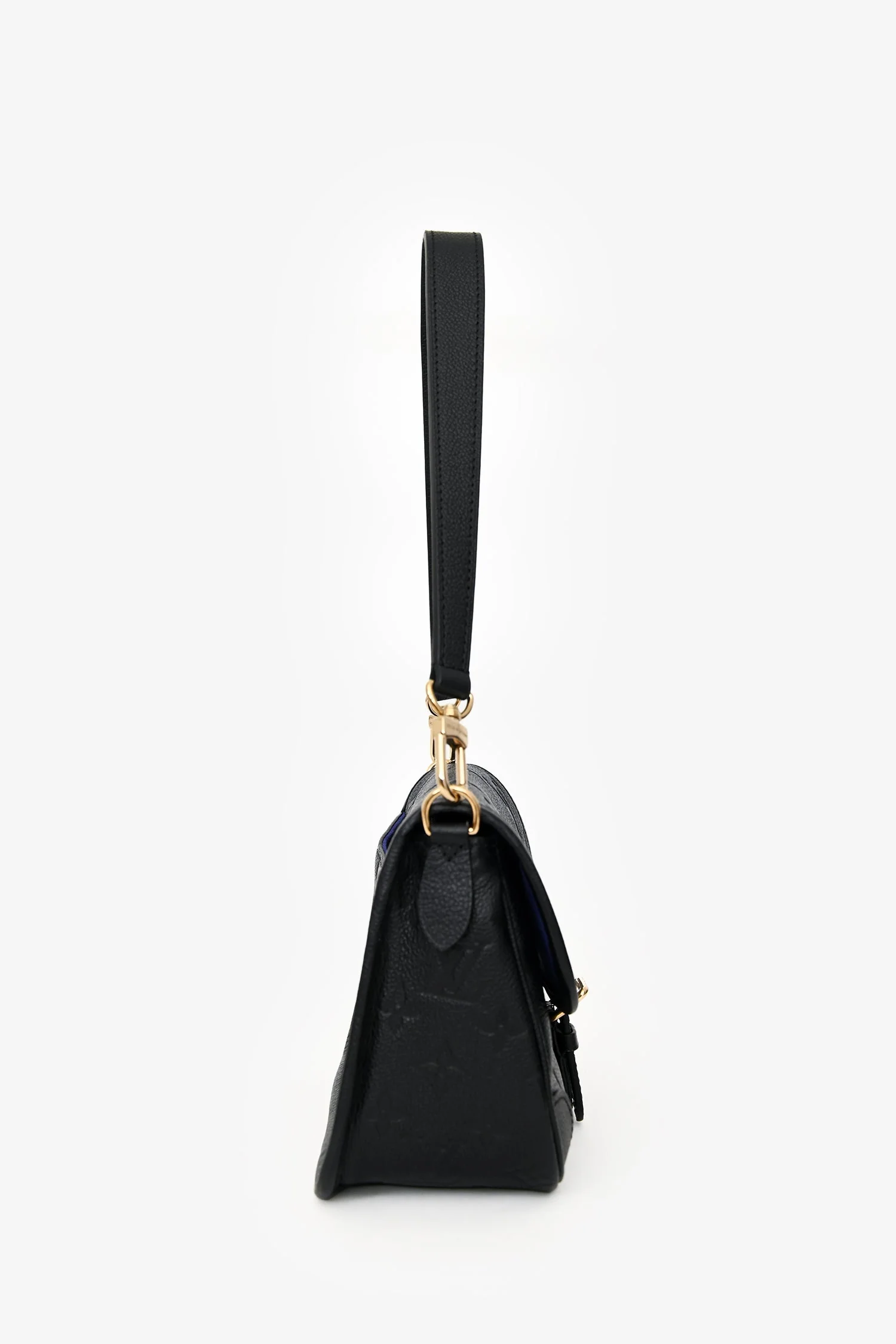 Louis Vuitton Black Leather Monogram Empreinte 'Diane' Crossbody Bag - Image 2