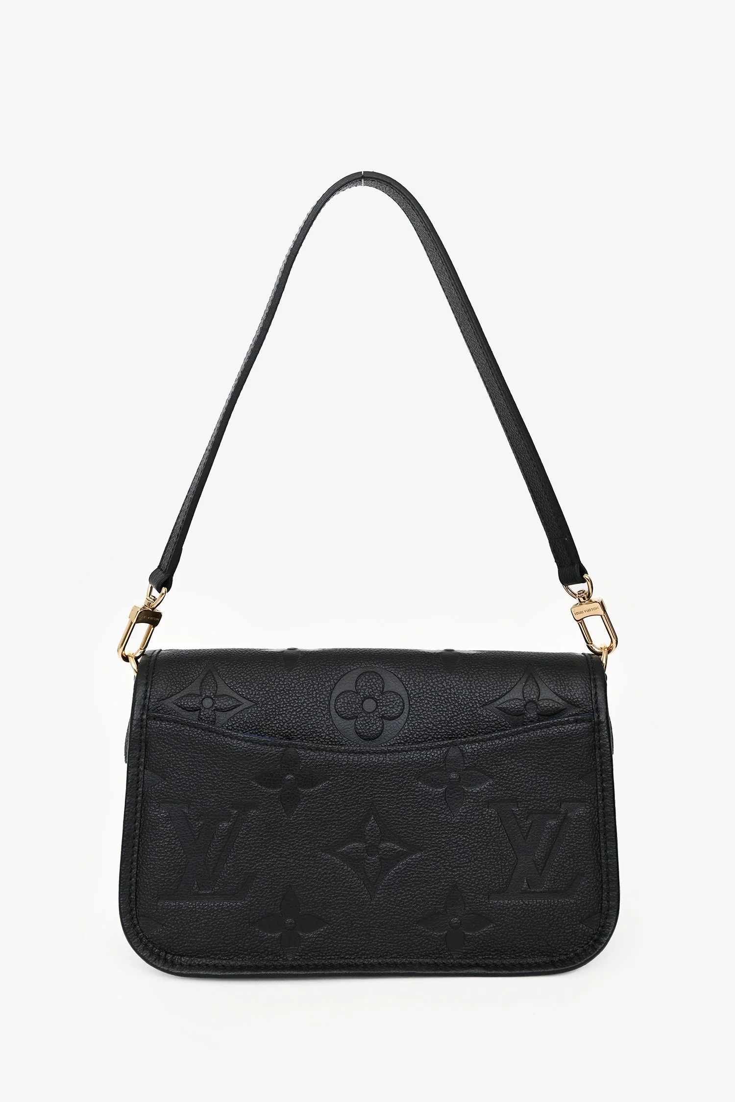 Louis Vuitton Black Leather Monogram Empreinte 'Diane' Crossbody Bag - Image 3