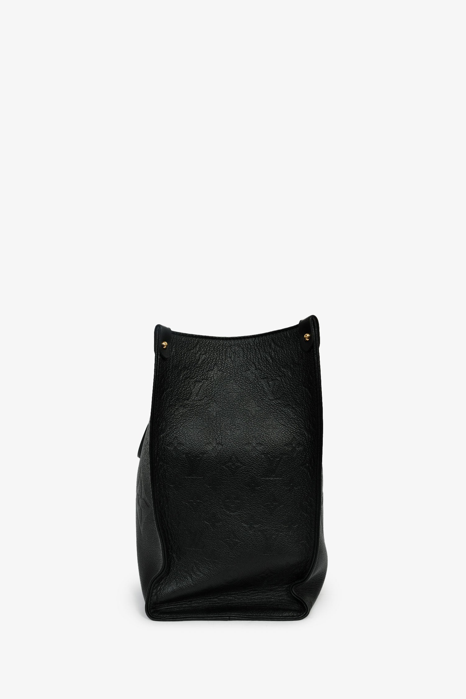 Louis Vuitton Black Leather Monogram Empriente OnTheGo GM Tote Bag - Image 4