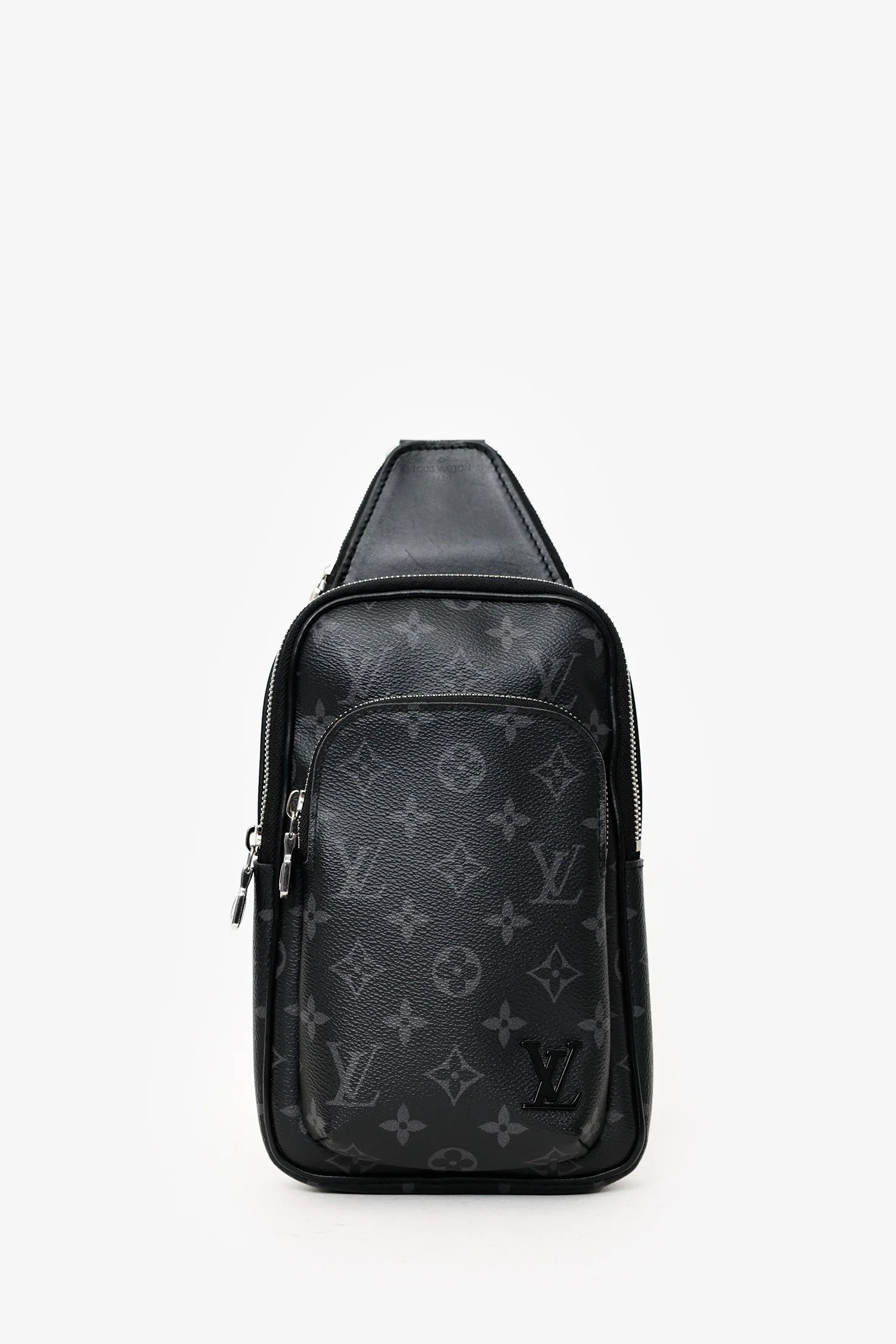 Louis Vuitton Black Monogram Eclipse Avenue Sling Bag PM