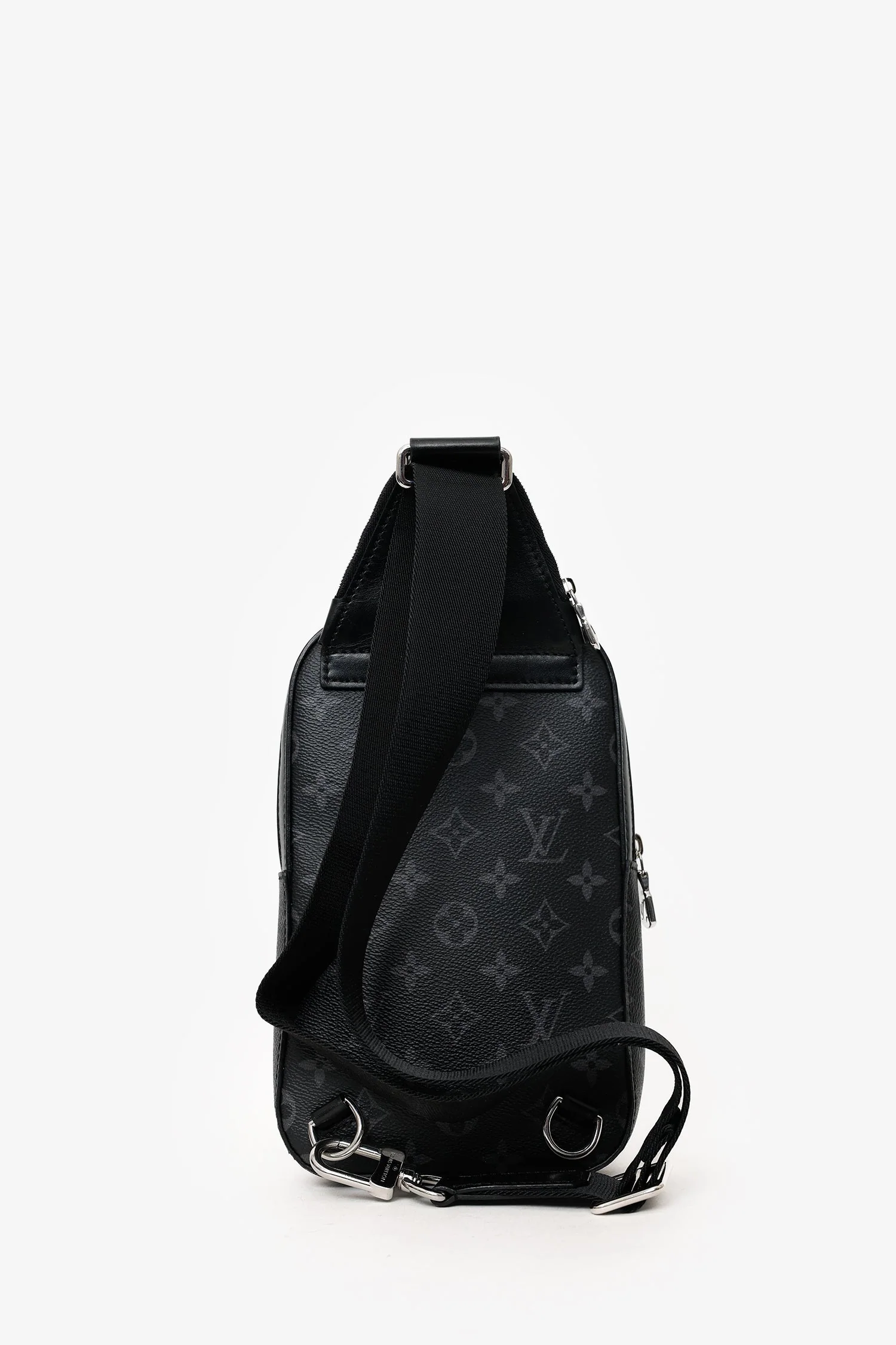 Louis Vuitton Black Monogram Eclipse Avenue Sling Bag PM - Image 3