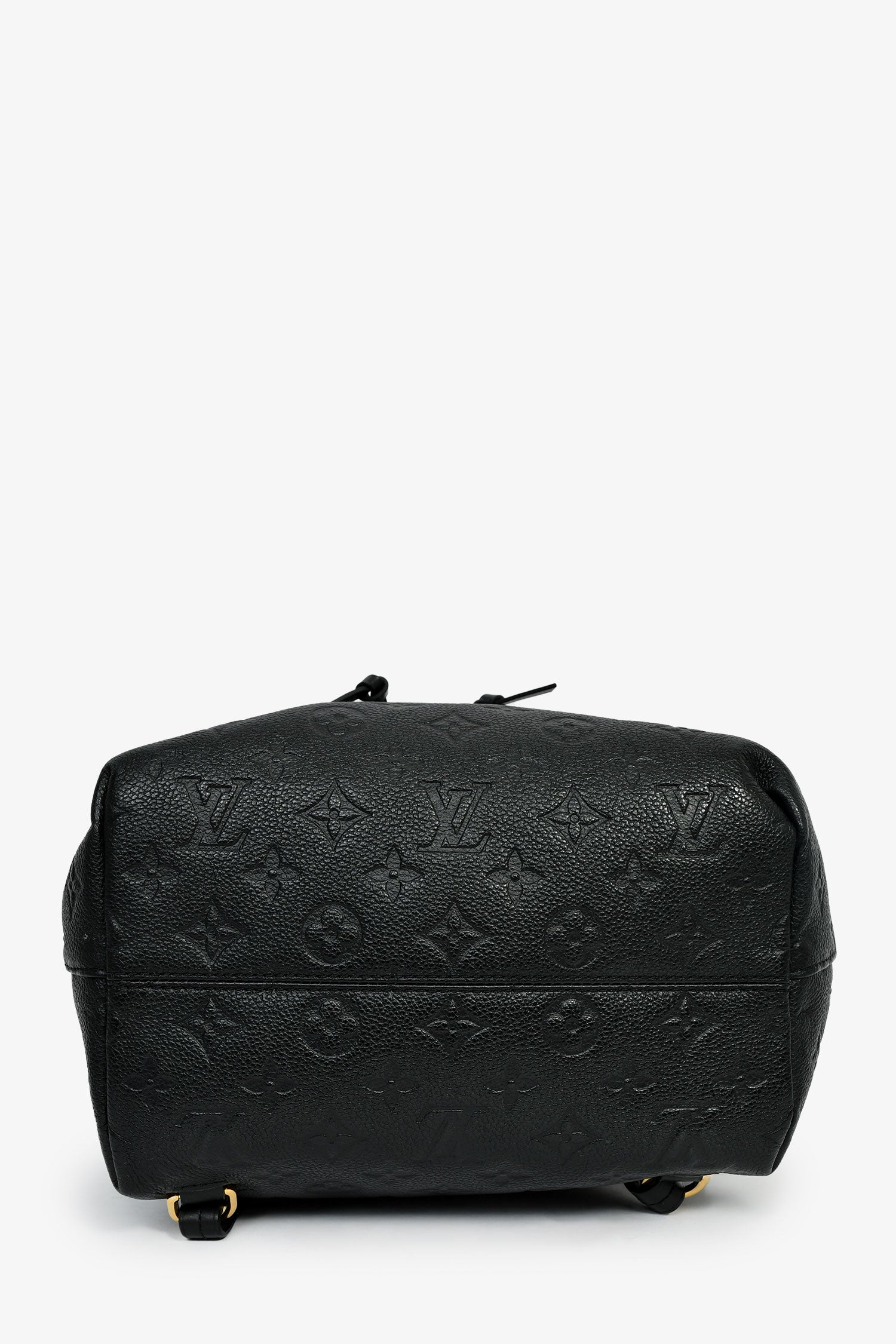 Louis Vuitton Black Monogram Empreinte Leather 'Montsouris' PM Backpack - Image 5
