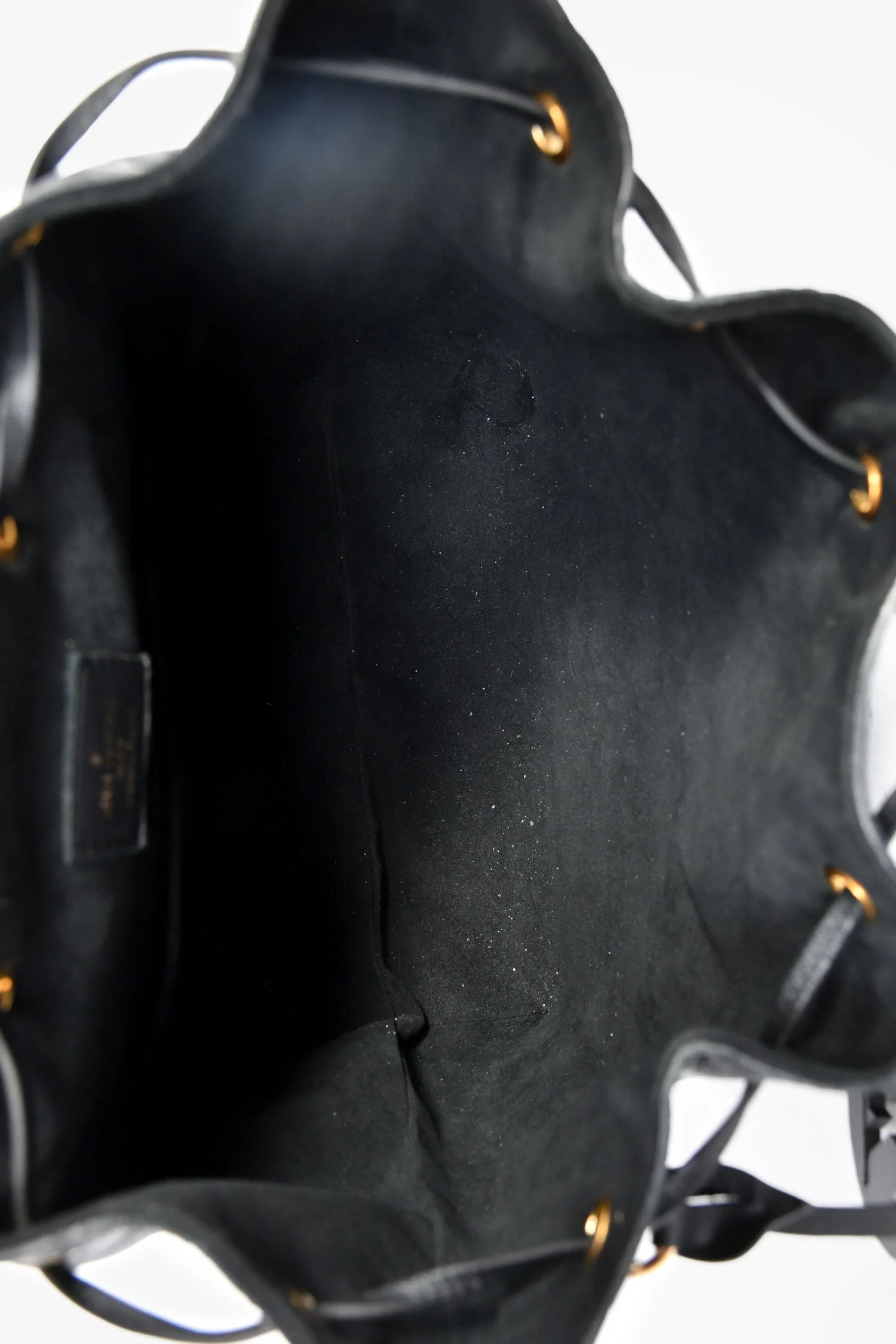 Louis Vuitton Black Monogram Empreinte Leather 'Montsouris' PM Backpack - Image 6