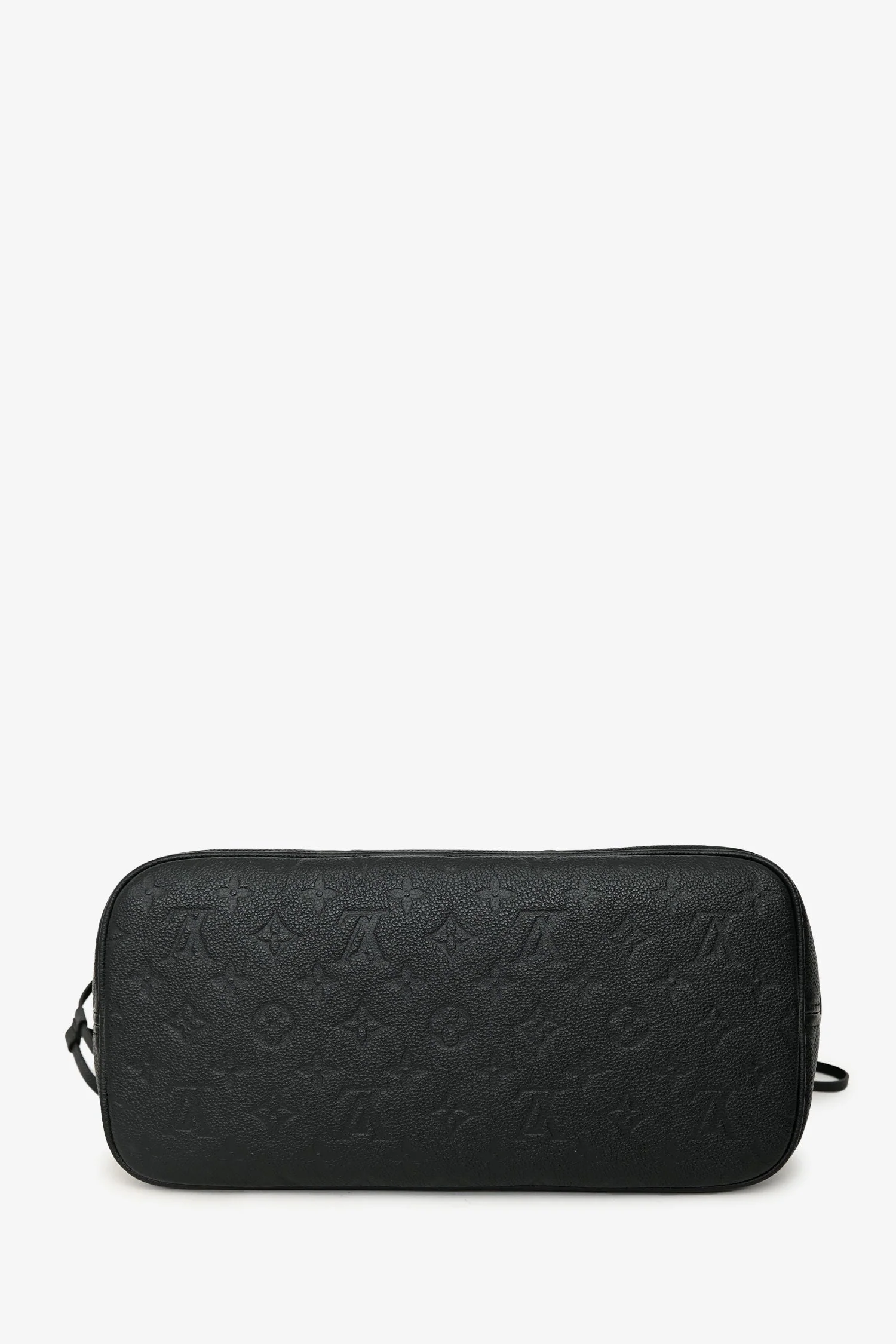 Louis Vuitton Black Monogram Empreinte Leather Neverfull MM With Pouch - Image 5